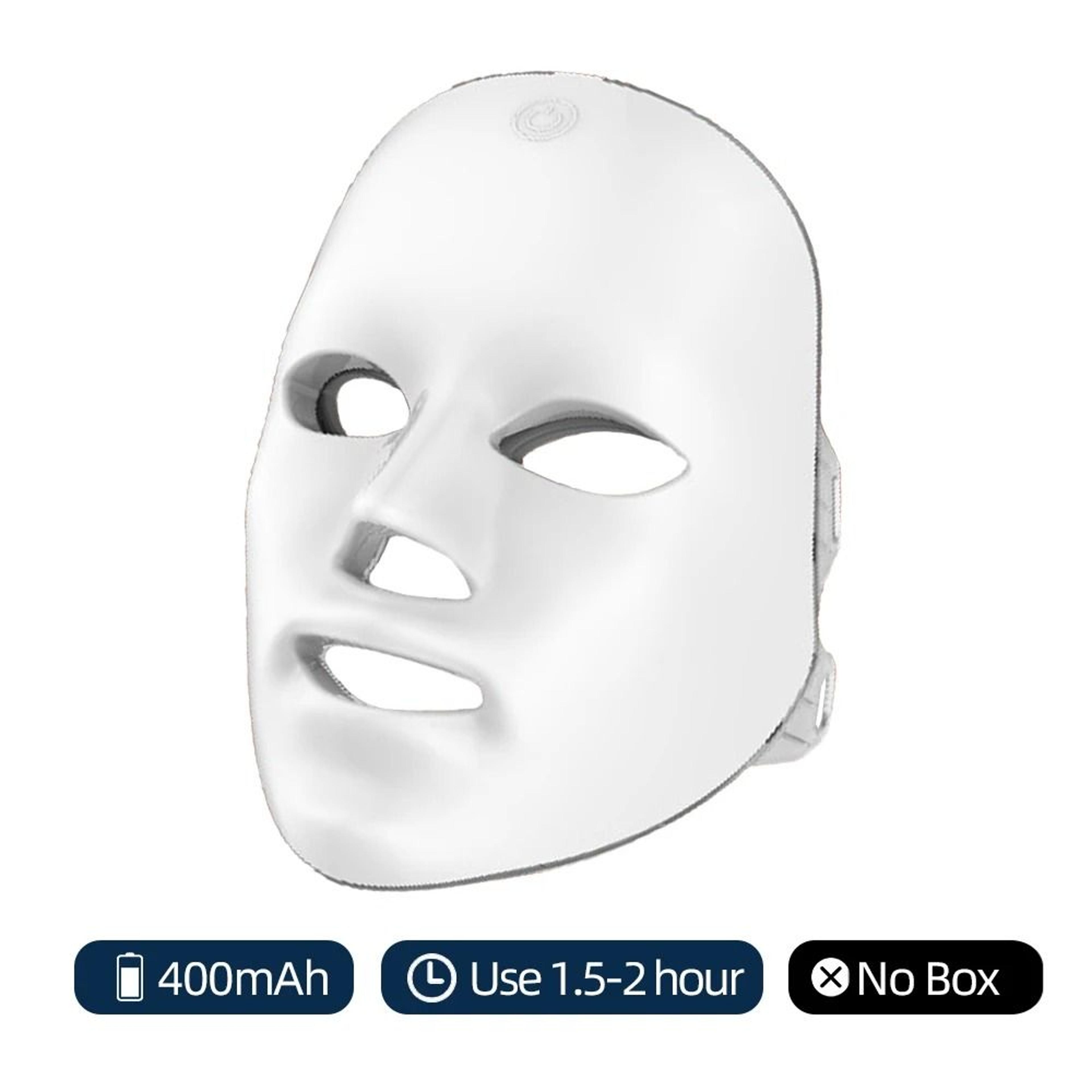 rechargeable 7 color led facial mask for home skin care