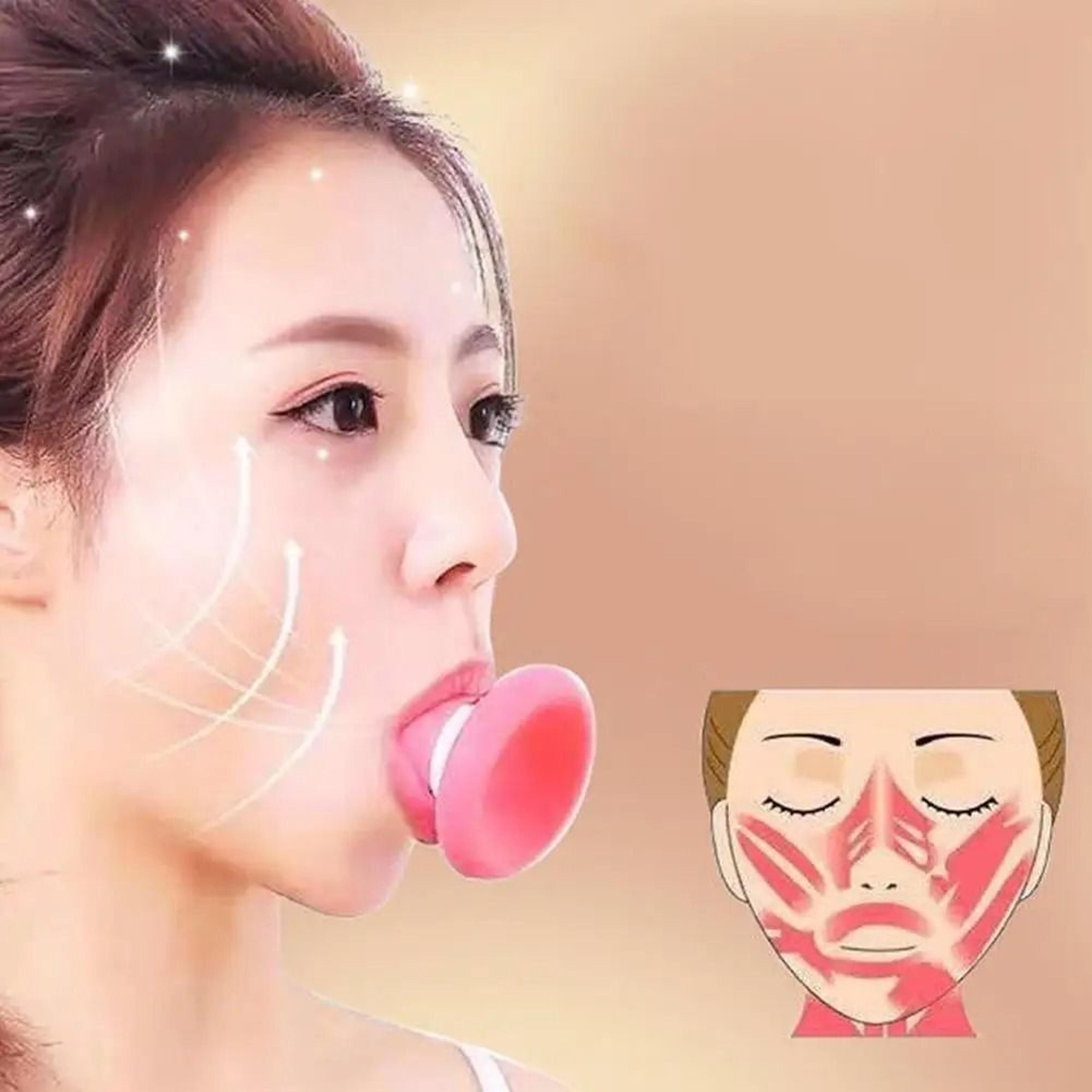 silicone face massager for jawline lifting and facial shaping