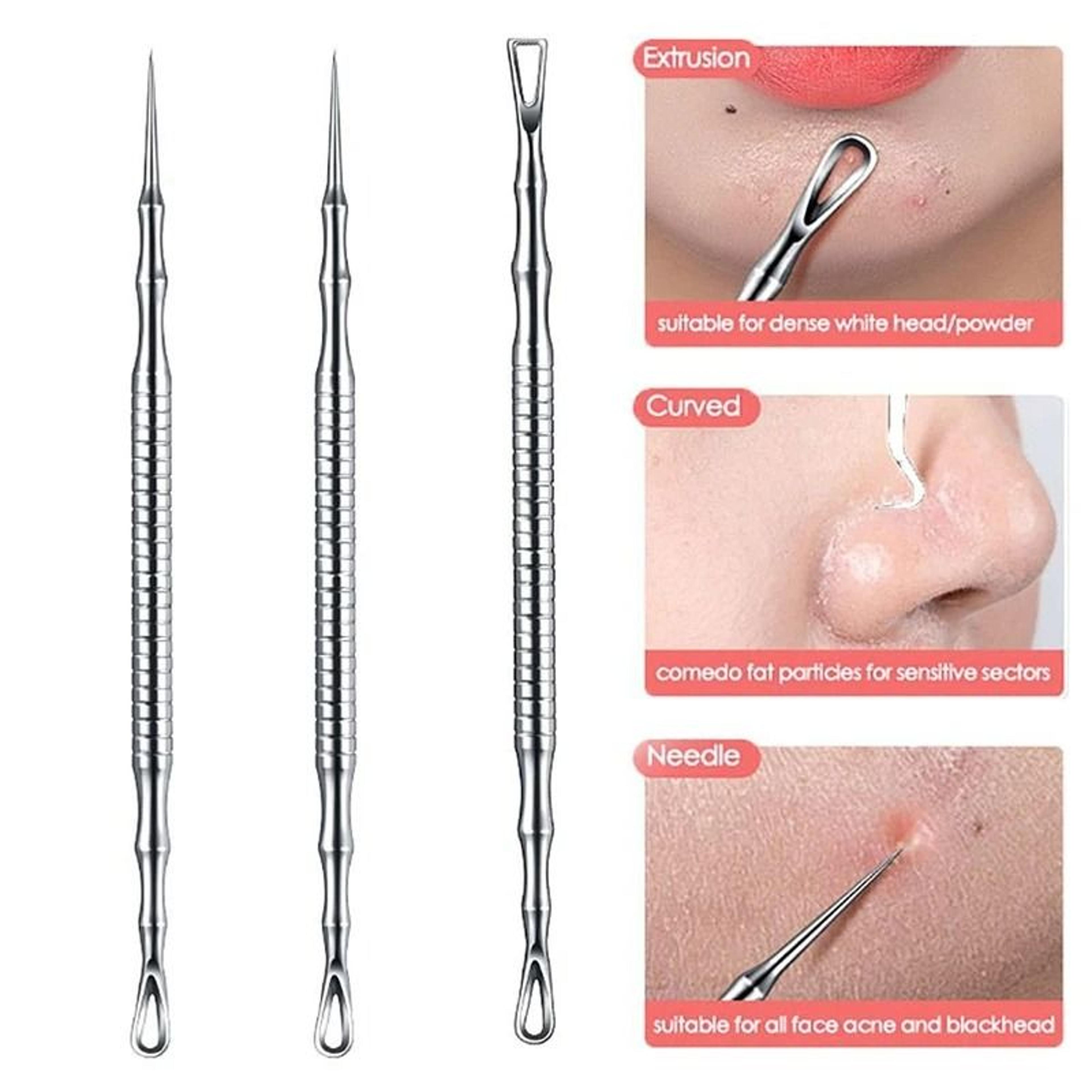 travel blackhead remover needle tool for pore and blemish care