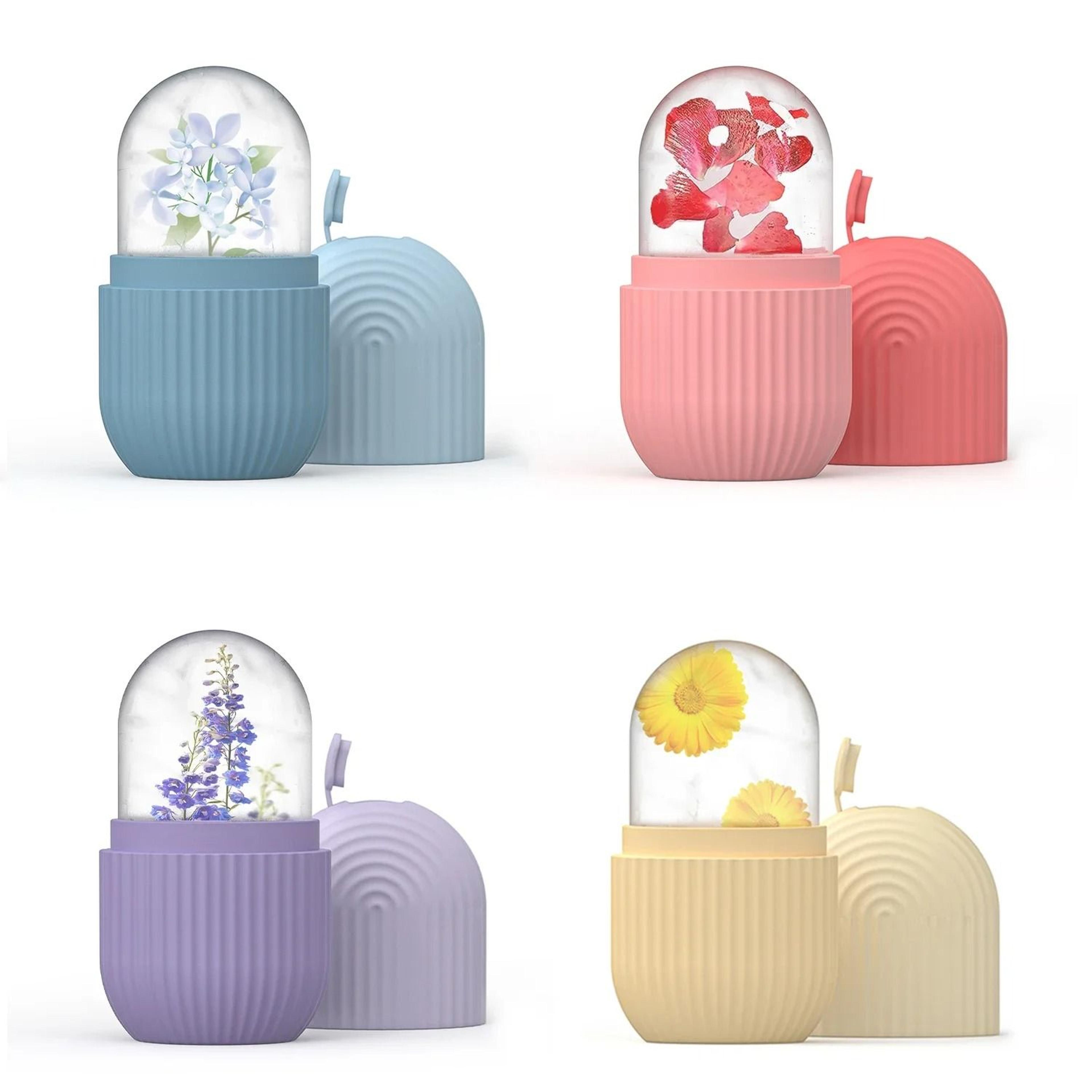 silicone ice ball face massager for cooling skin care