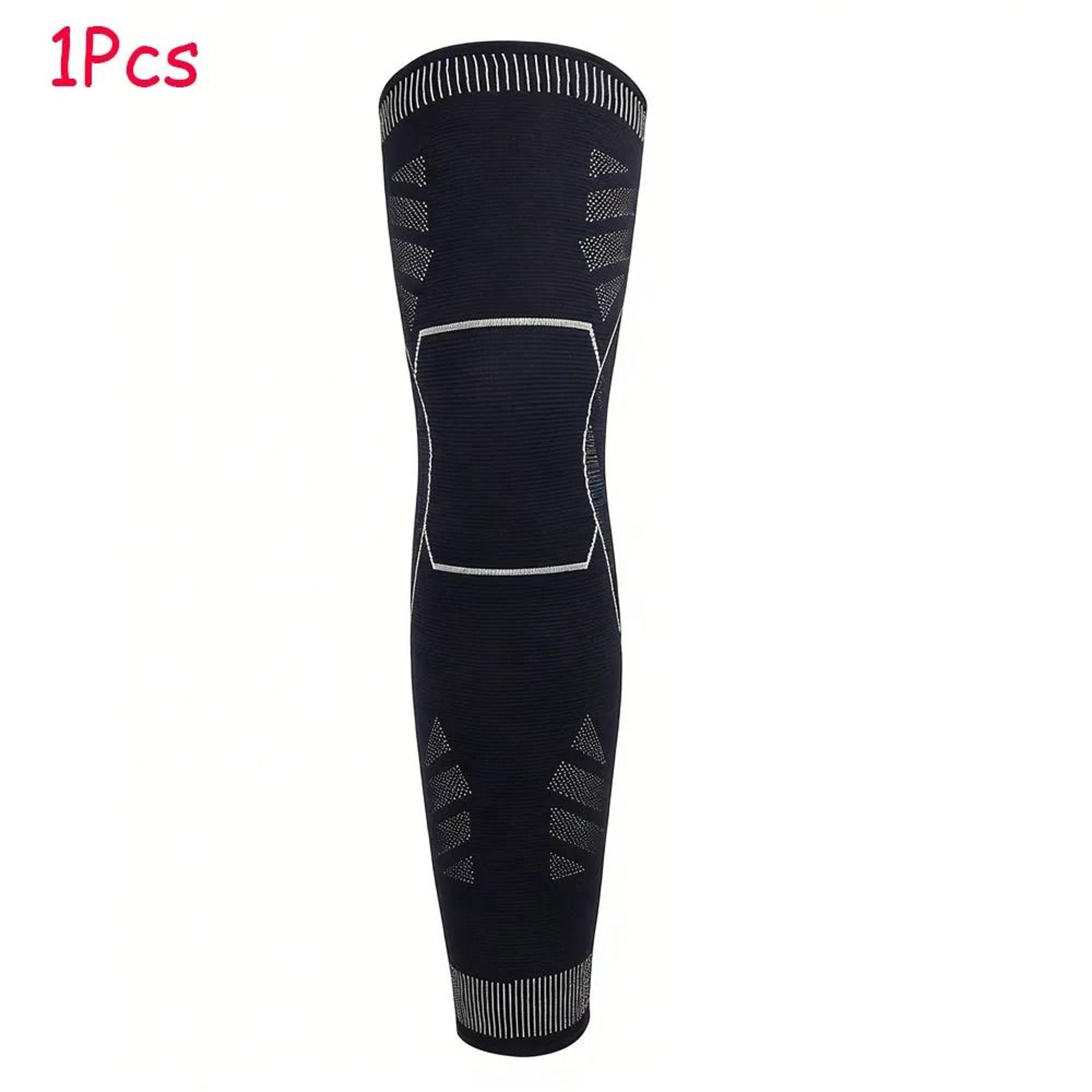 full leg compression sleeve with non slip knee support
