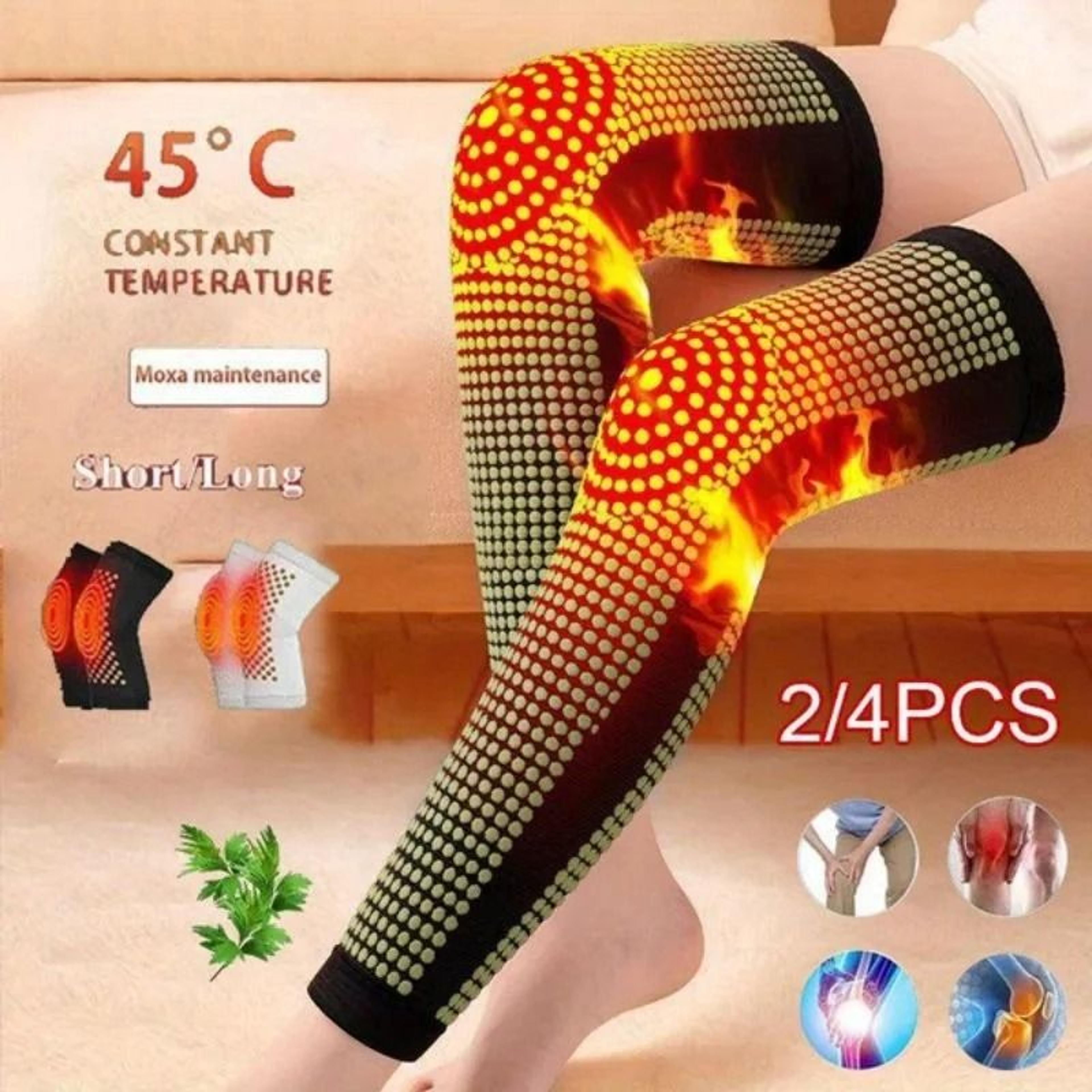 long knee support brace and warm leg sleeve
