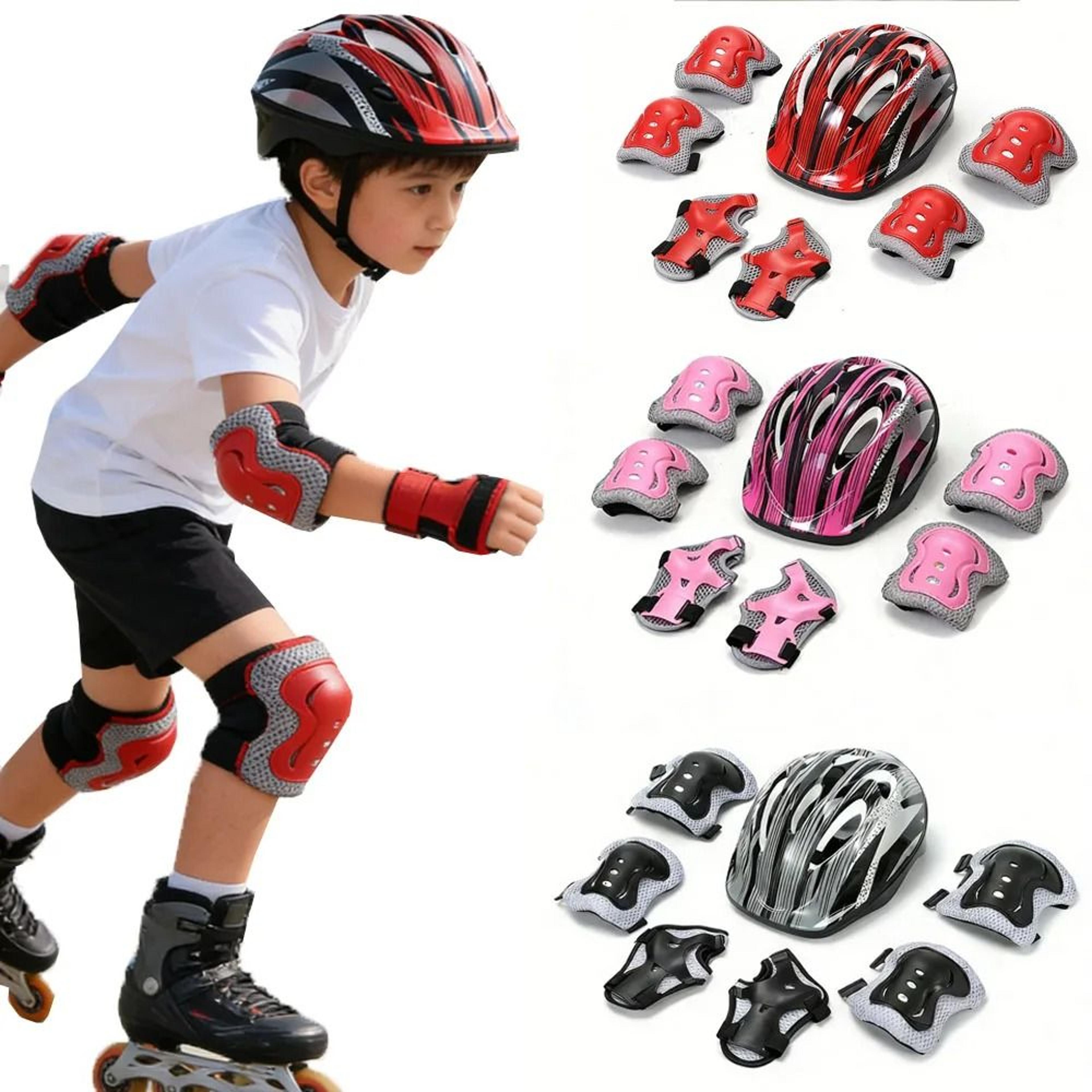 kids protective gear set for skating and cycling