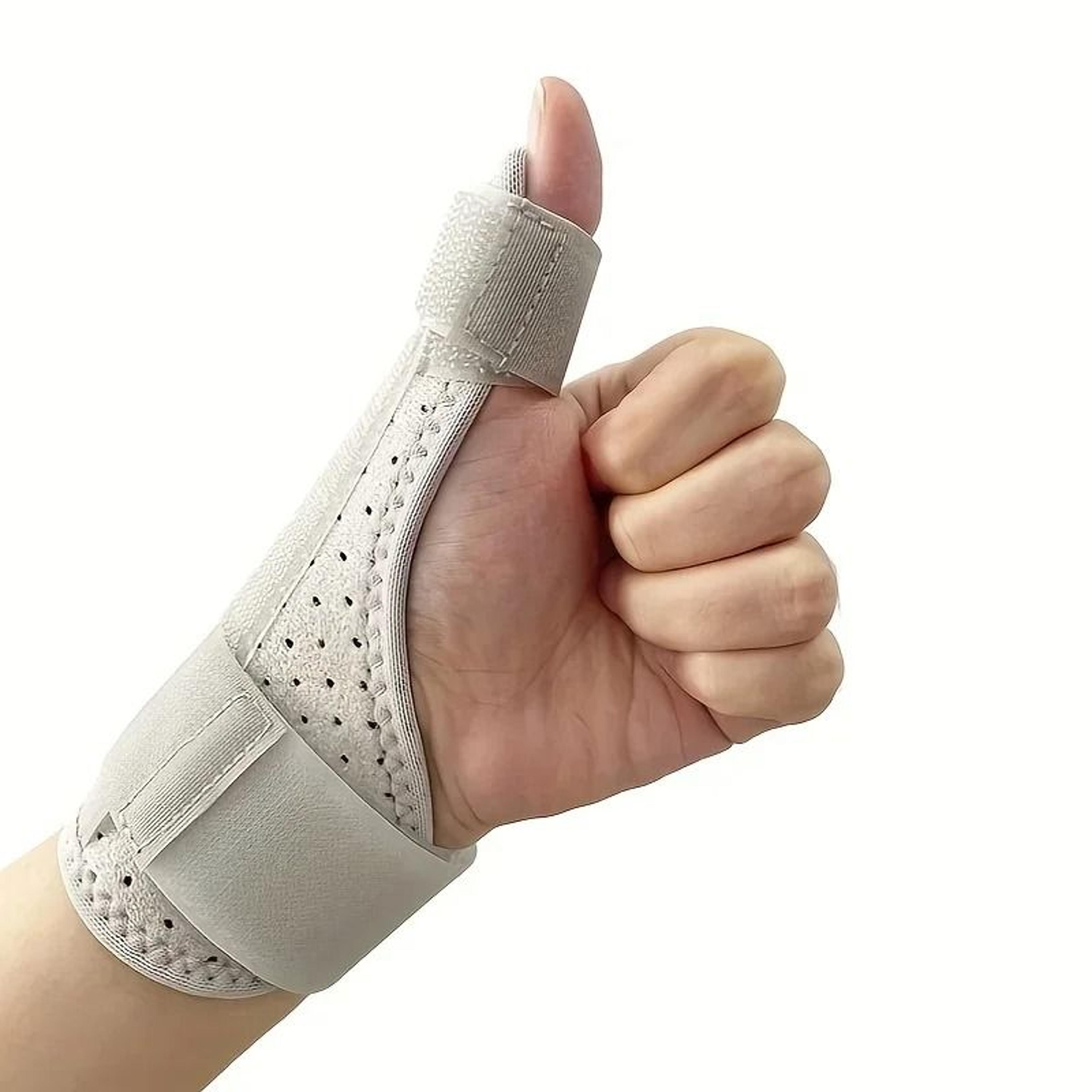adjustable thumb wrist support brace with aluminum splint for both hands