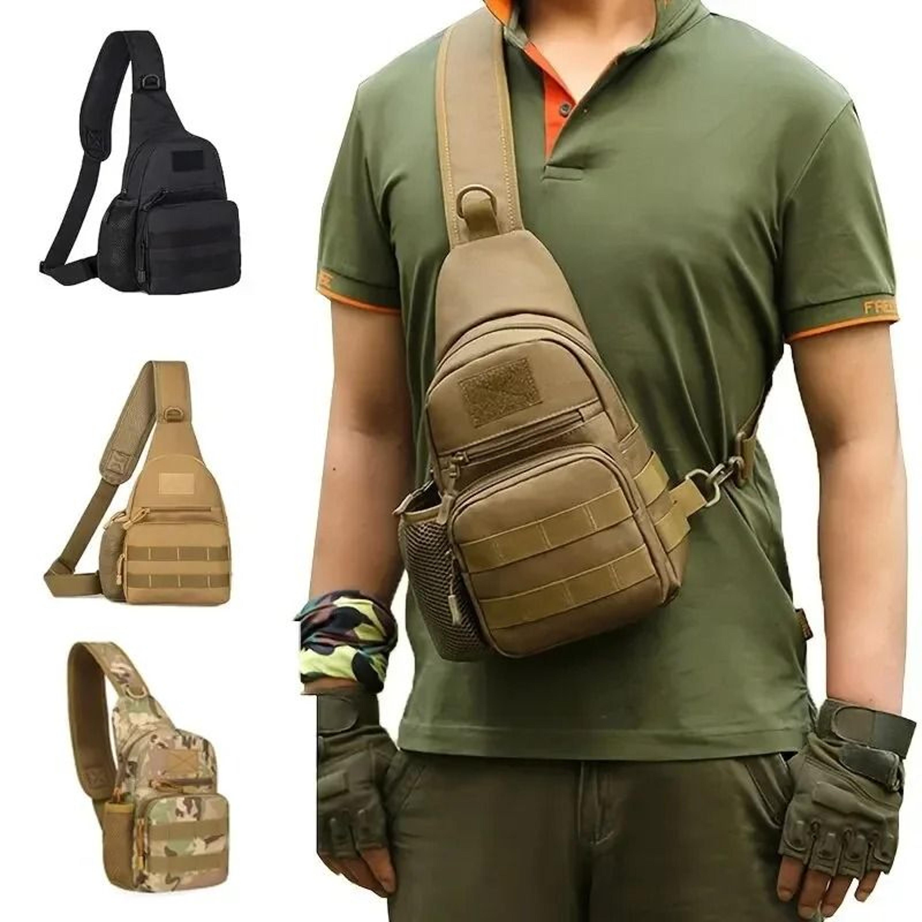 tactical molle shoulder sling bag for outdoor adventures