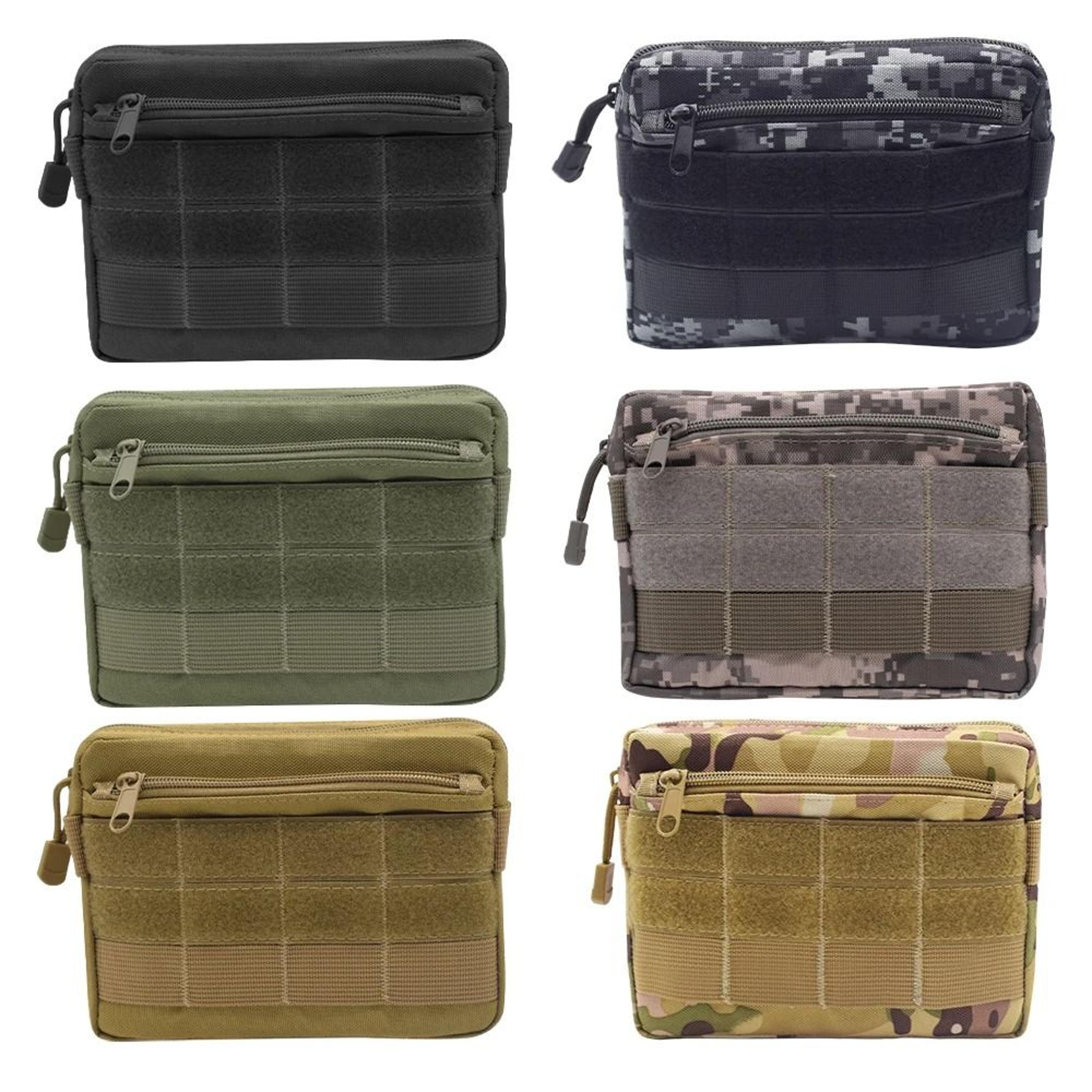 compact molle edc waist bag and phone tool pouch