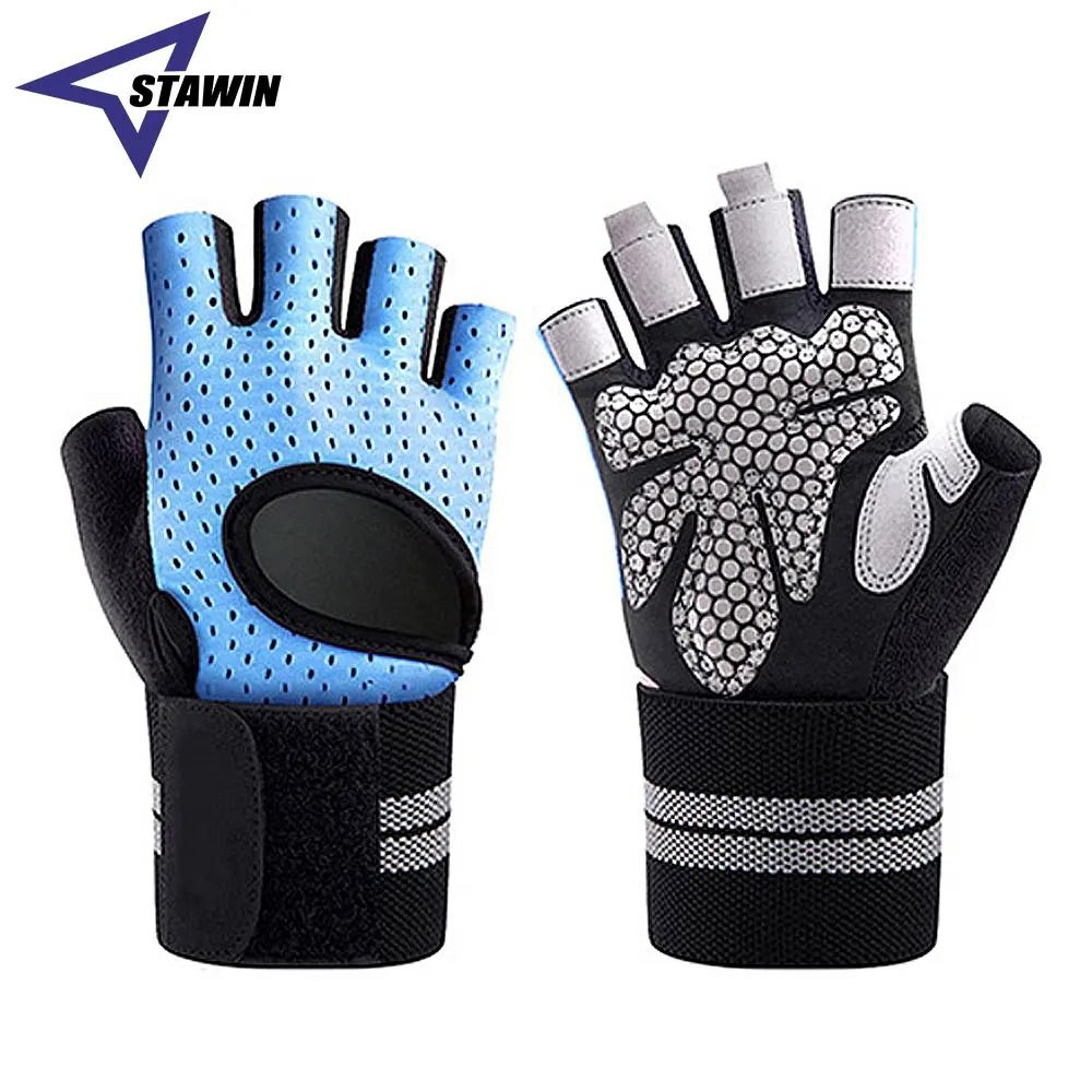 padded weightlifting gloves with wrist support