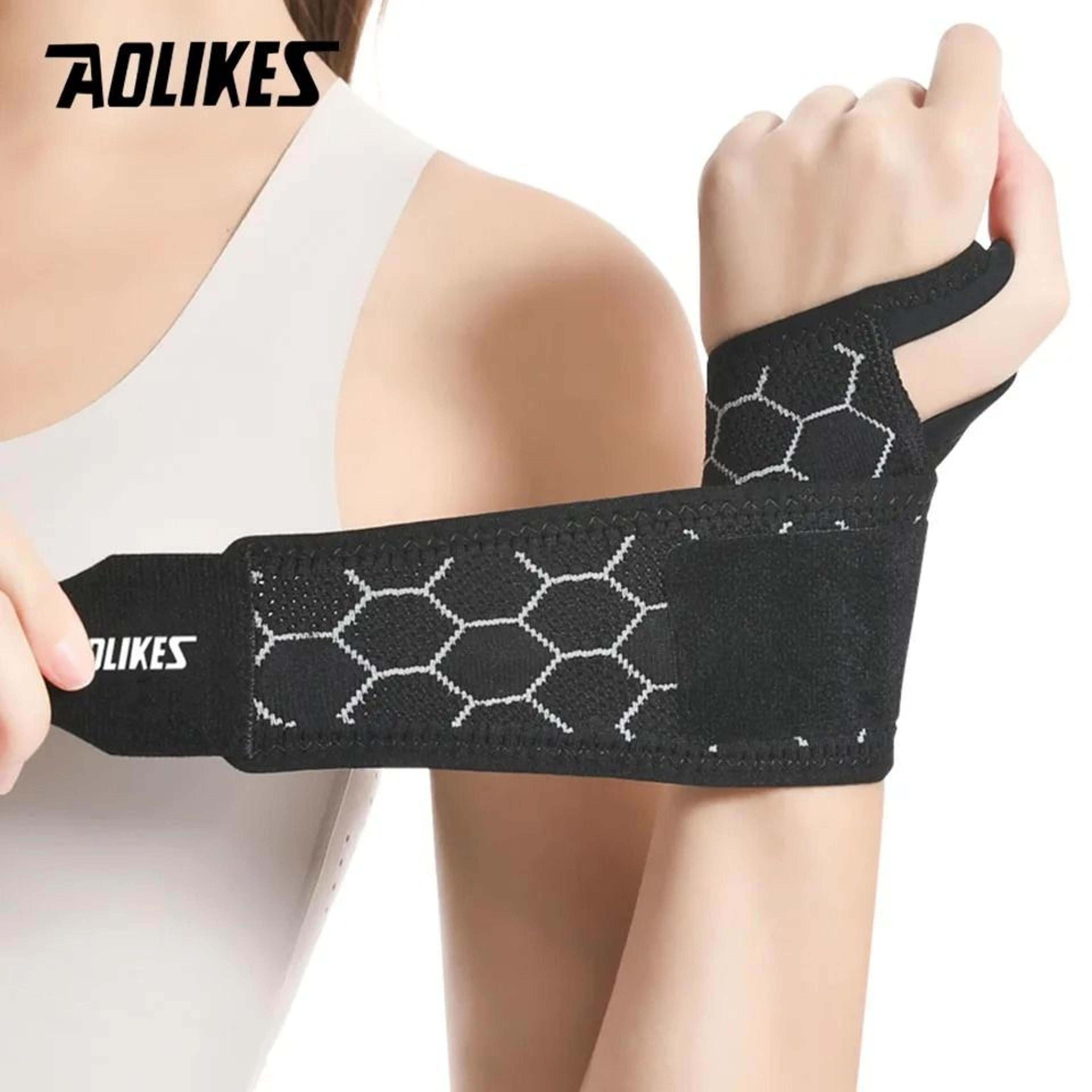aolikes lightweight compression wrist support brace