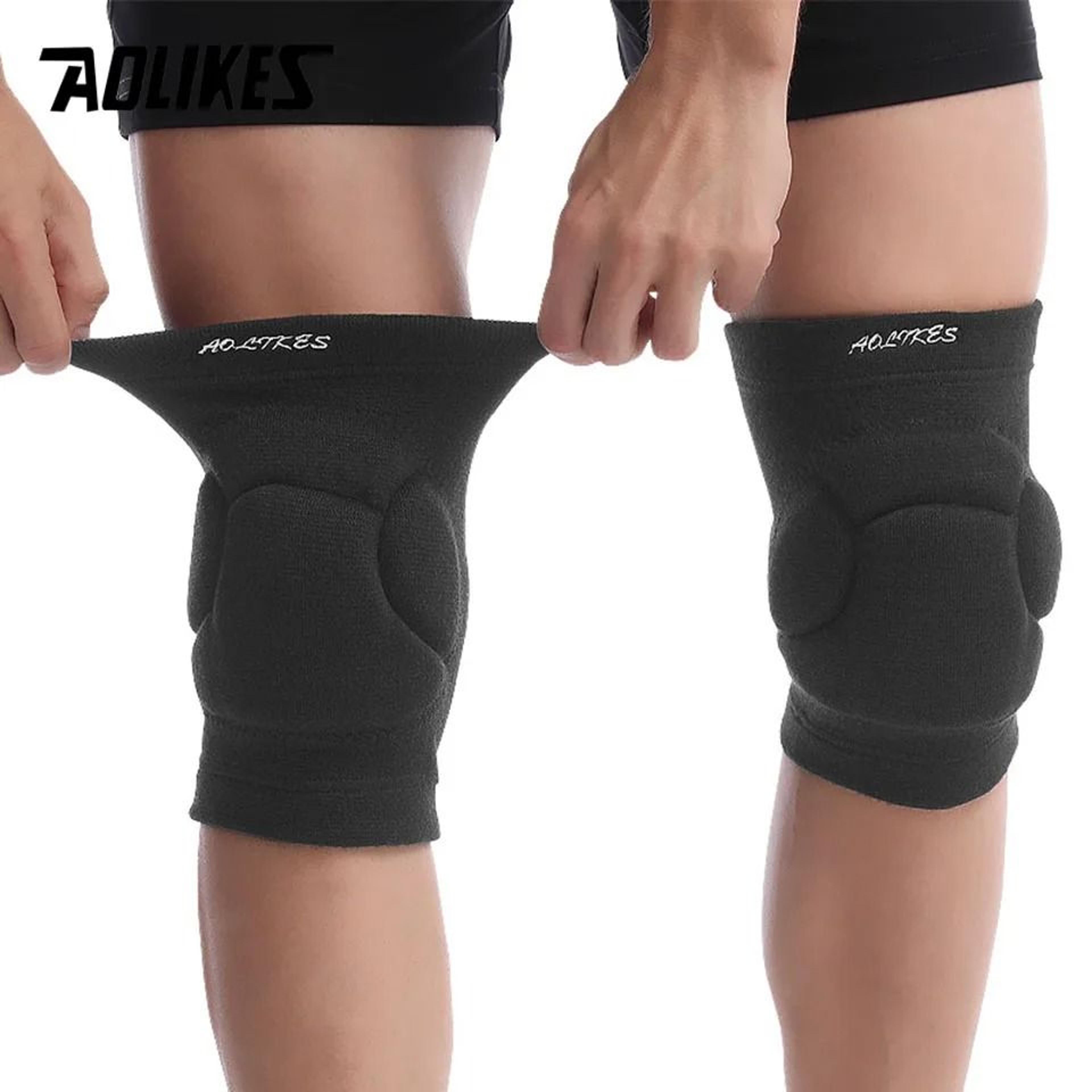 aolikes thickened volleyball knee pads for football dance yoga and extreme sports protection