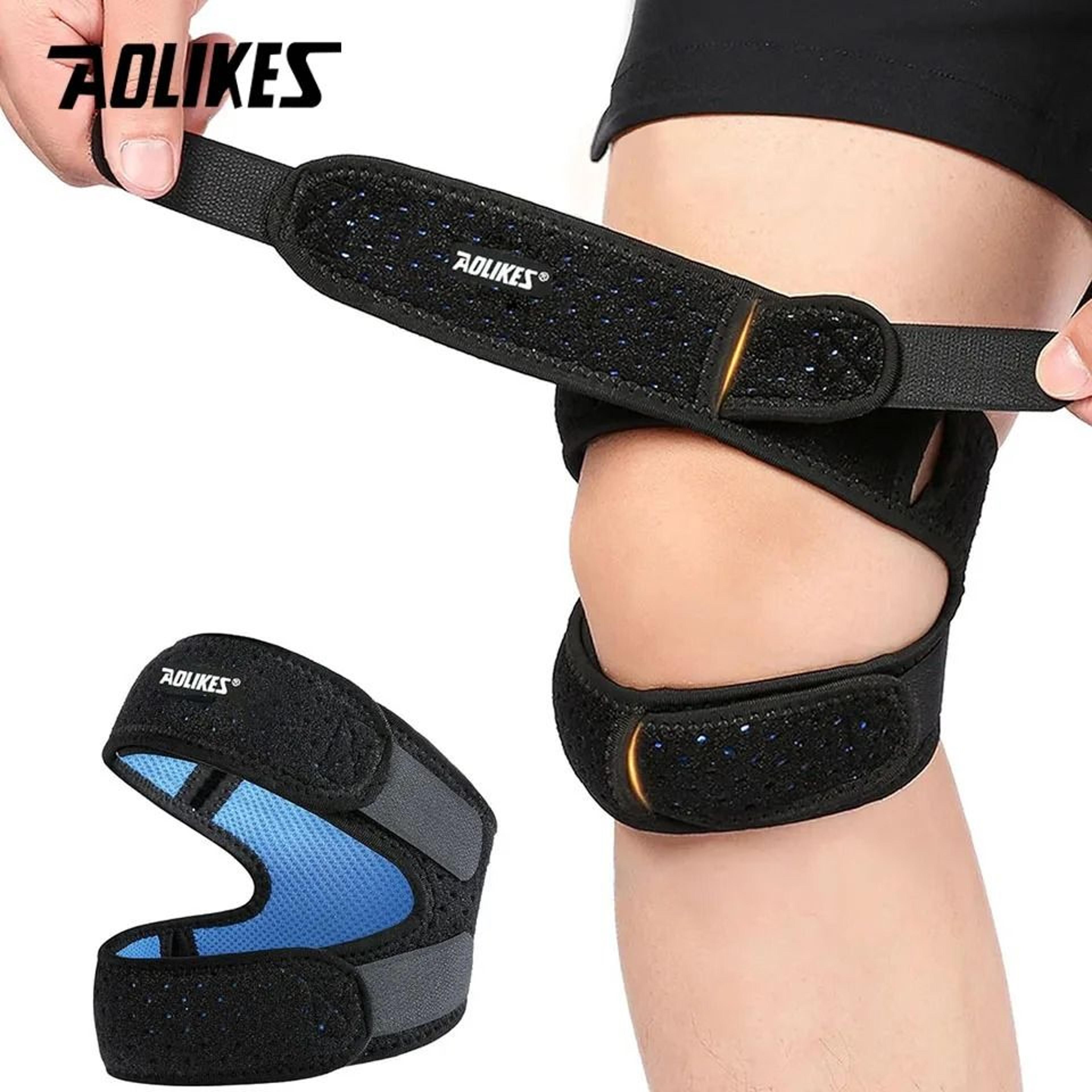 aolikes adjustable dual patella knee strap for running tennis and tendon support
