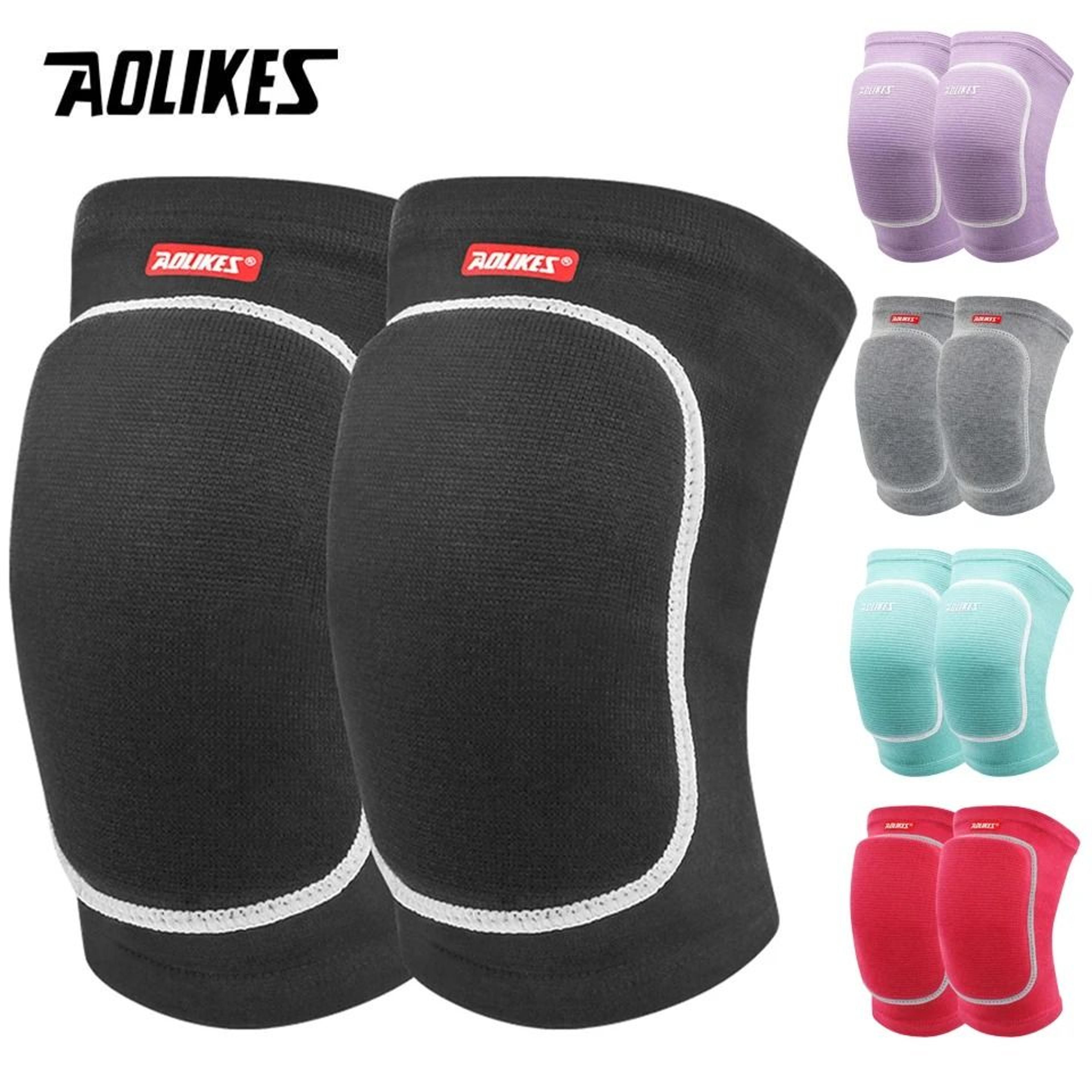 aolikes thick foam volleyball knee pads for basketball dance yoga and sports protection