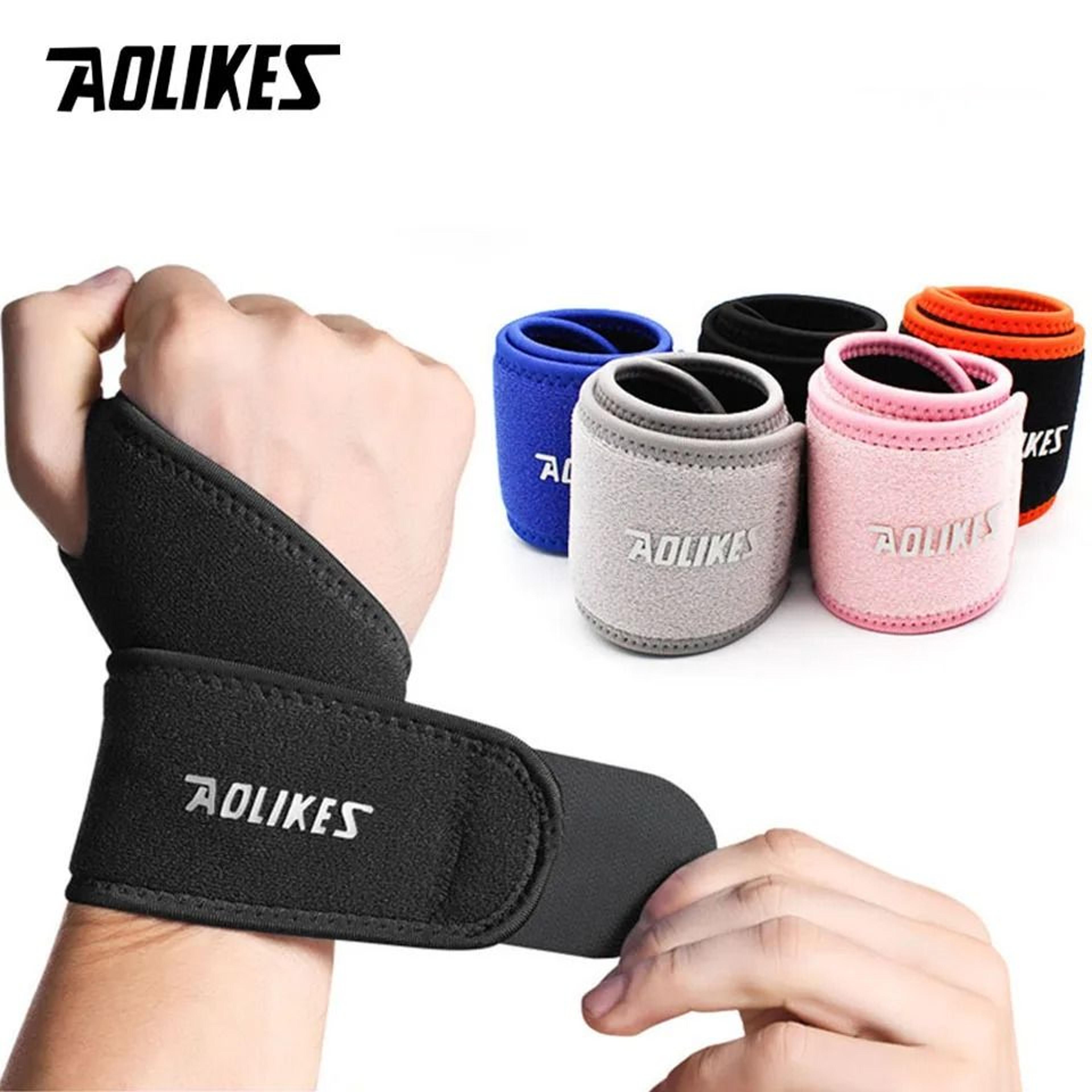 aolikes adjustable compression wrist support wrap for sports work and daily joint protection