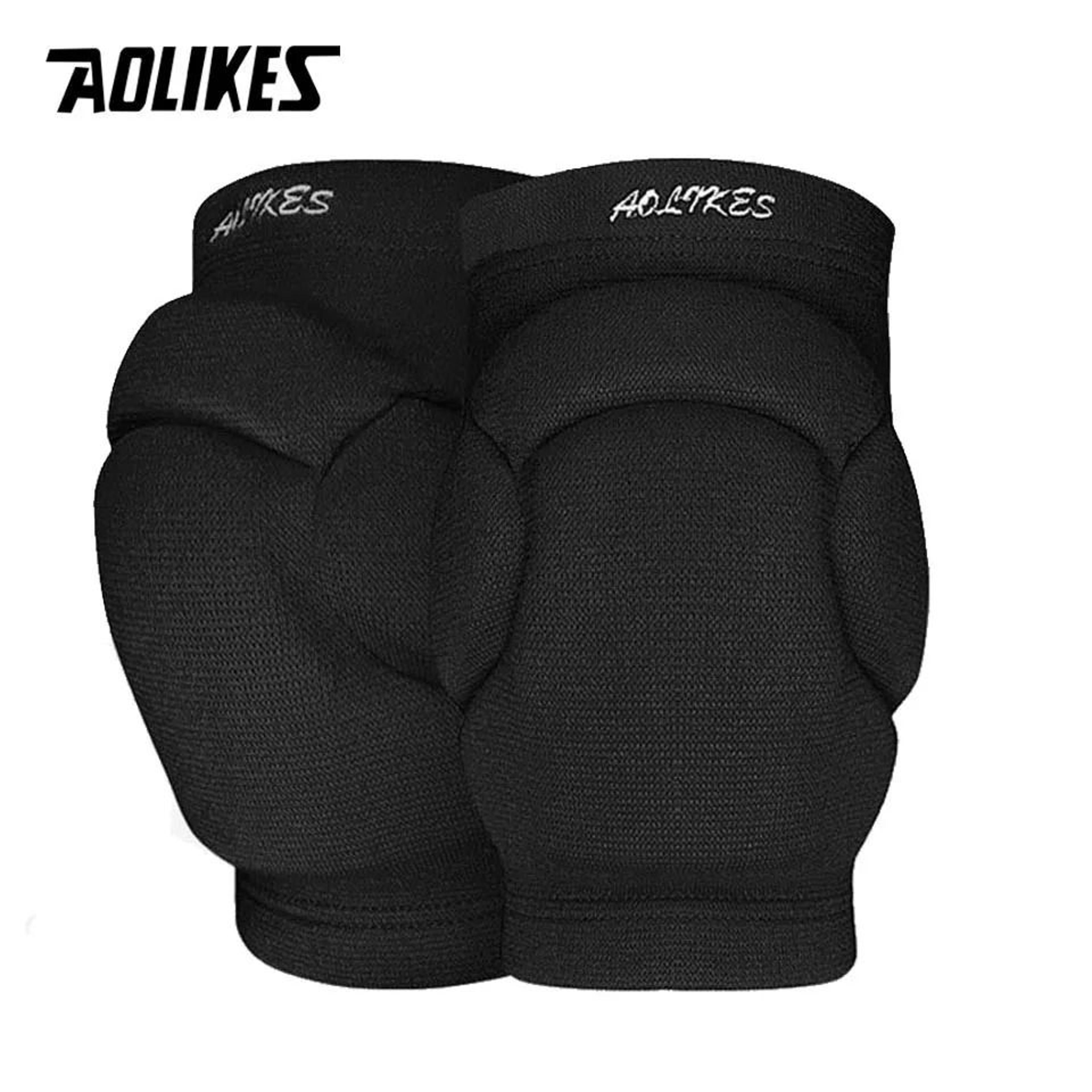 aolikes thick sponge sports knee pads for volleyball dance skiing and impact protection
