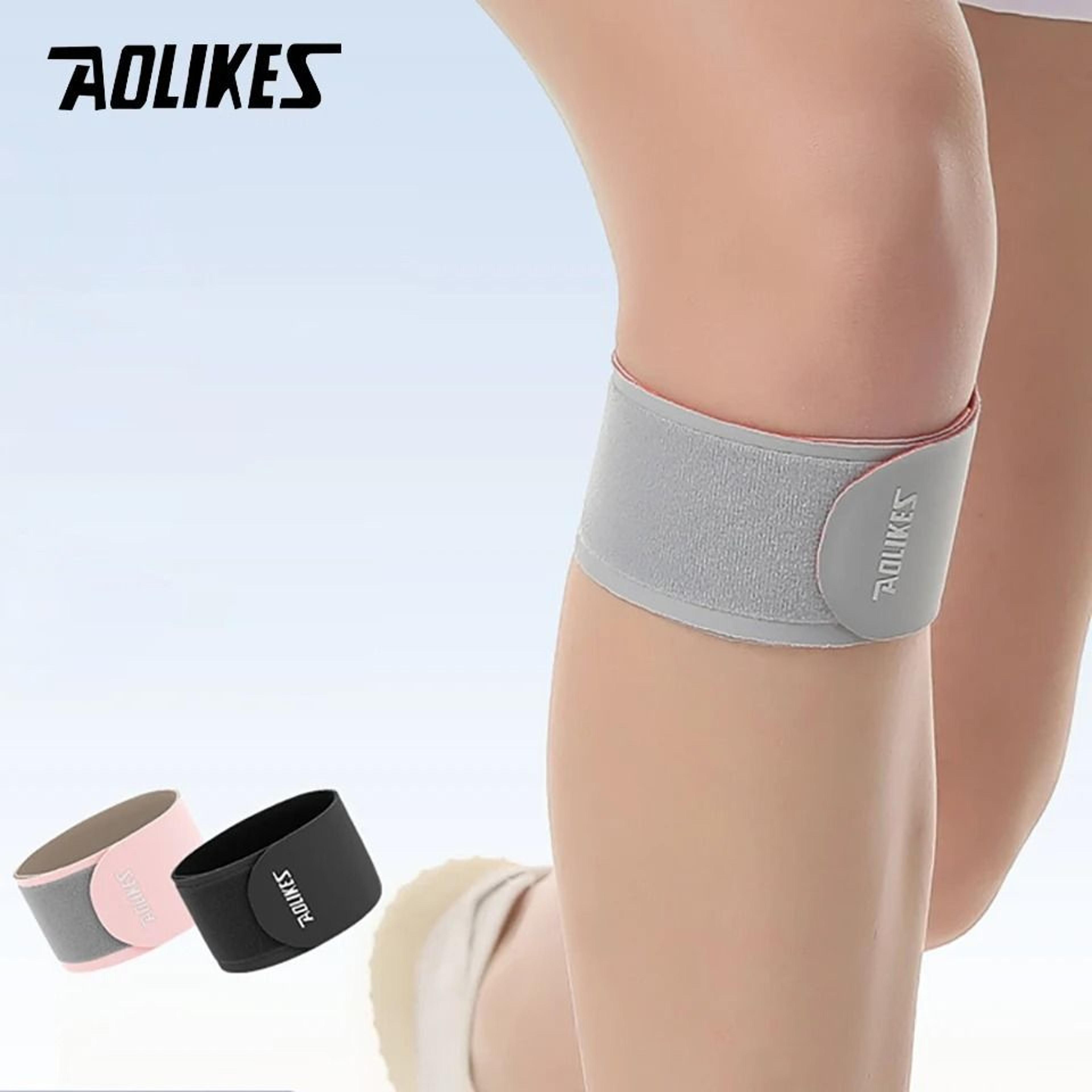 aolikes adjustable patellar tendon support strap for running fitness and ball sports