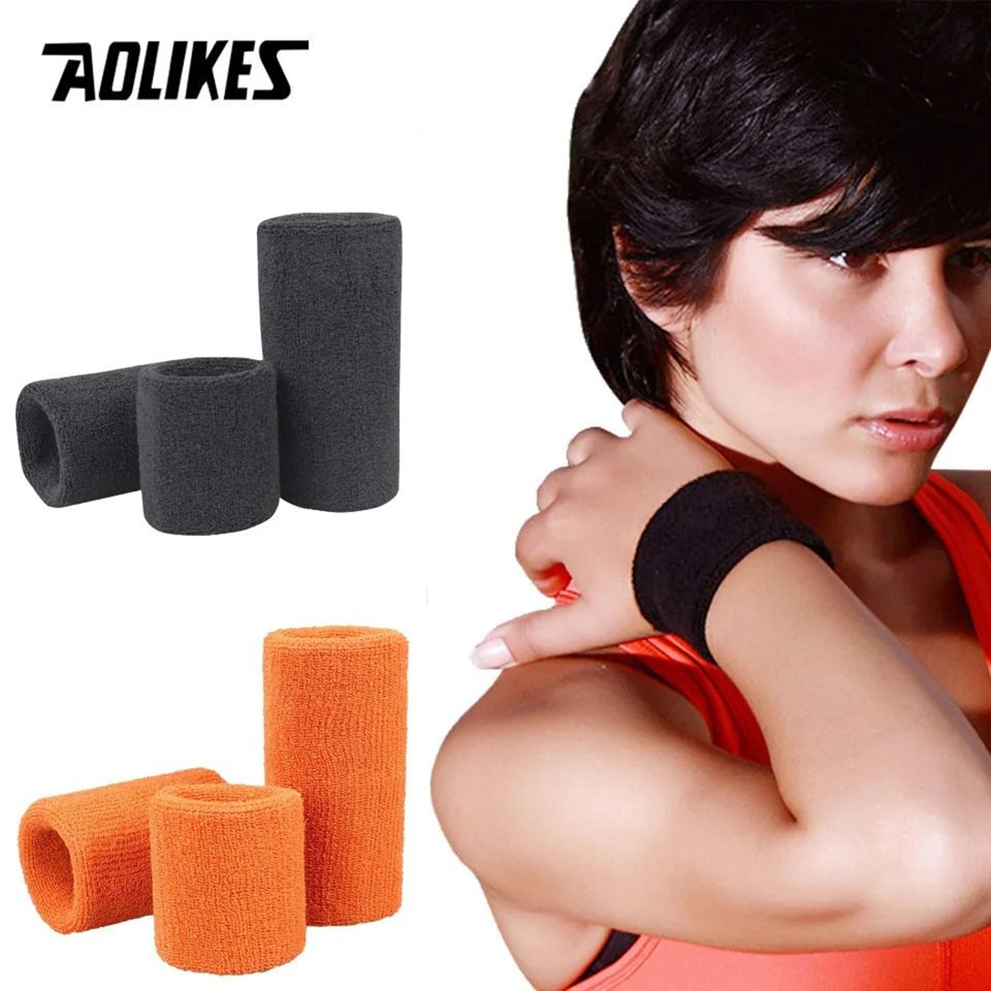 aolikes absorbent sports wristbands for tennis and fitness