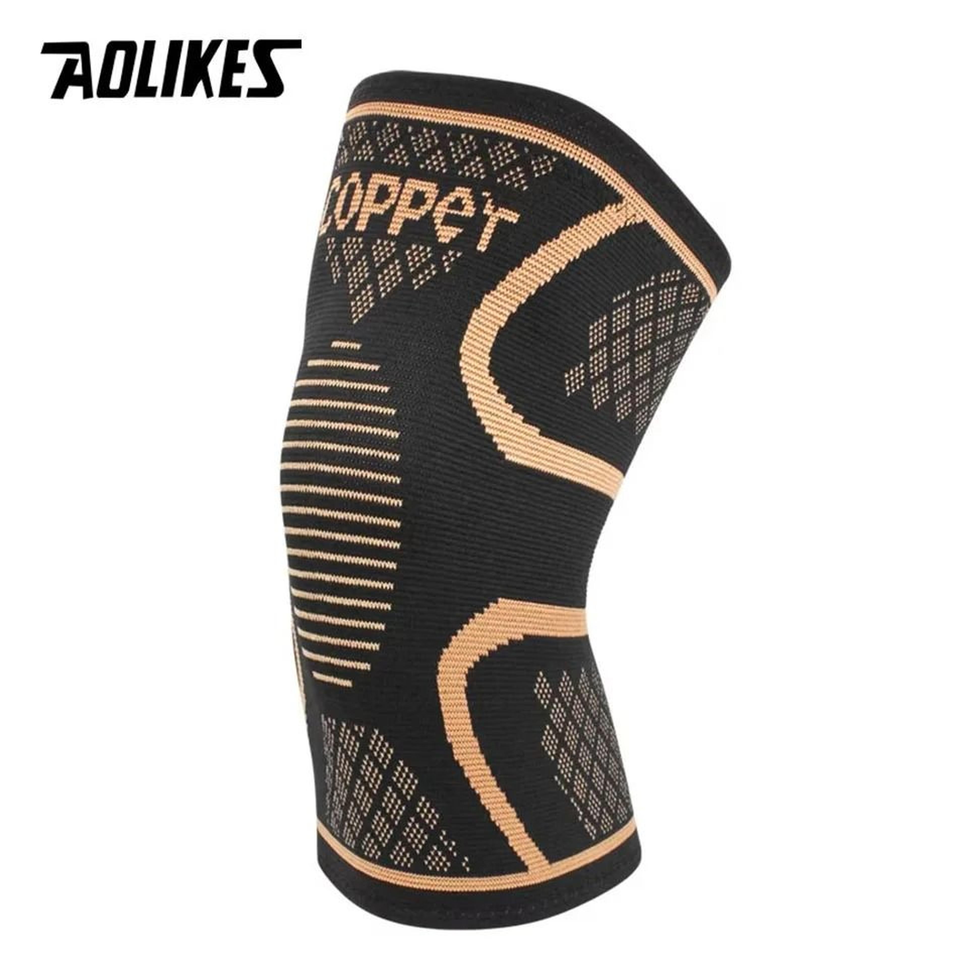aolikes copper compression knee sleeve for sports support