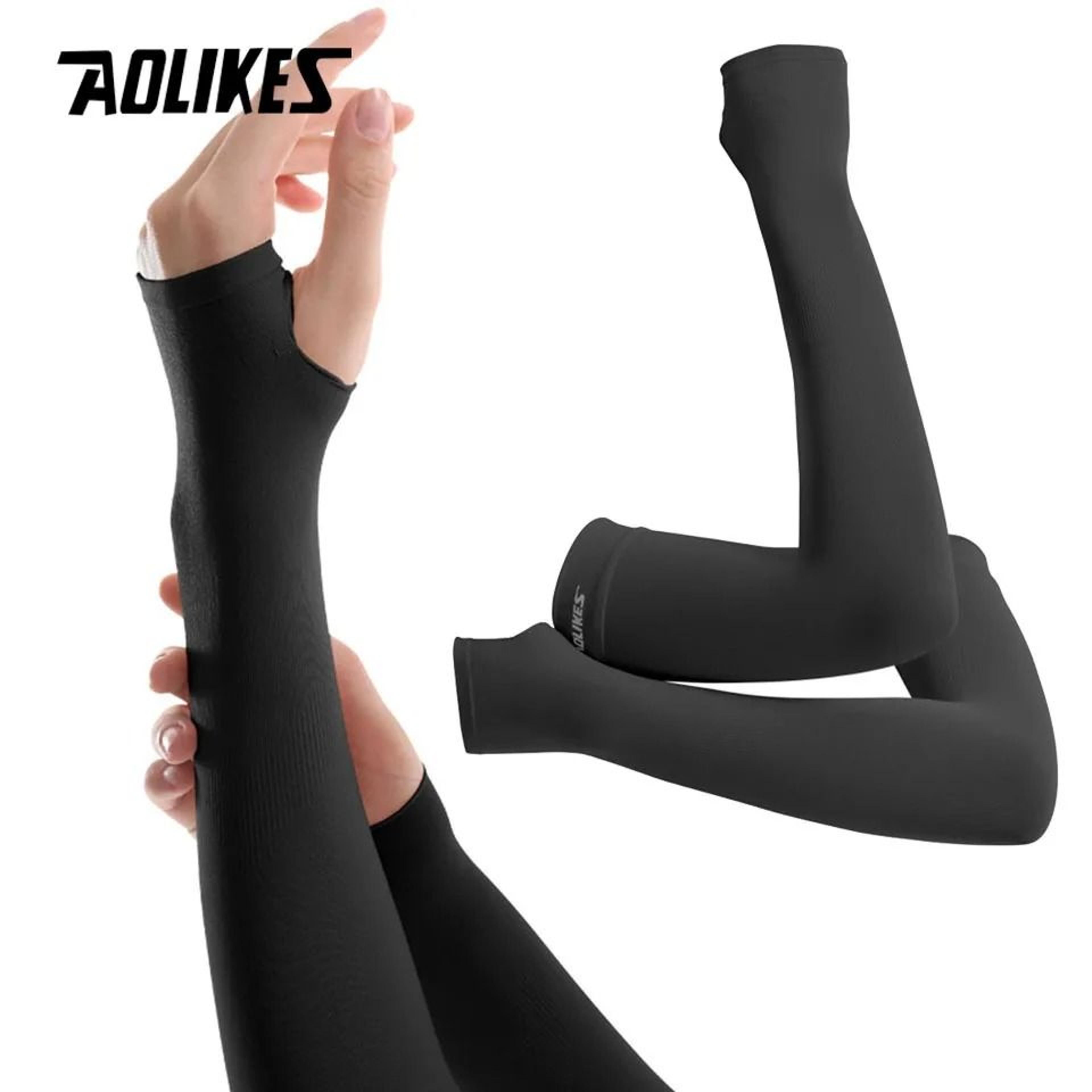 aolikes upf 50 cooling arm sleeves with thumb holes