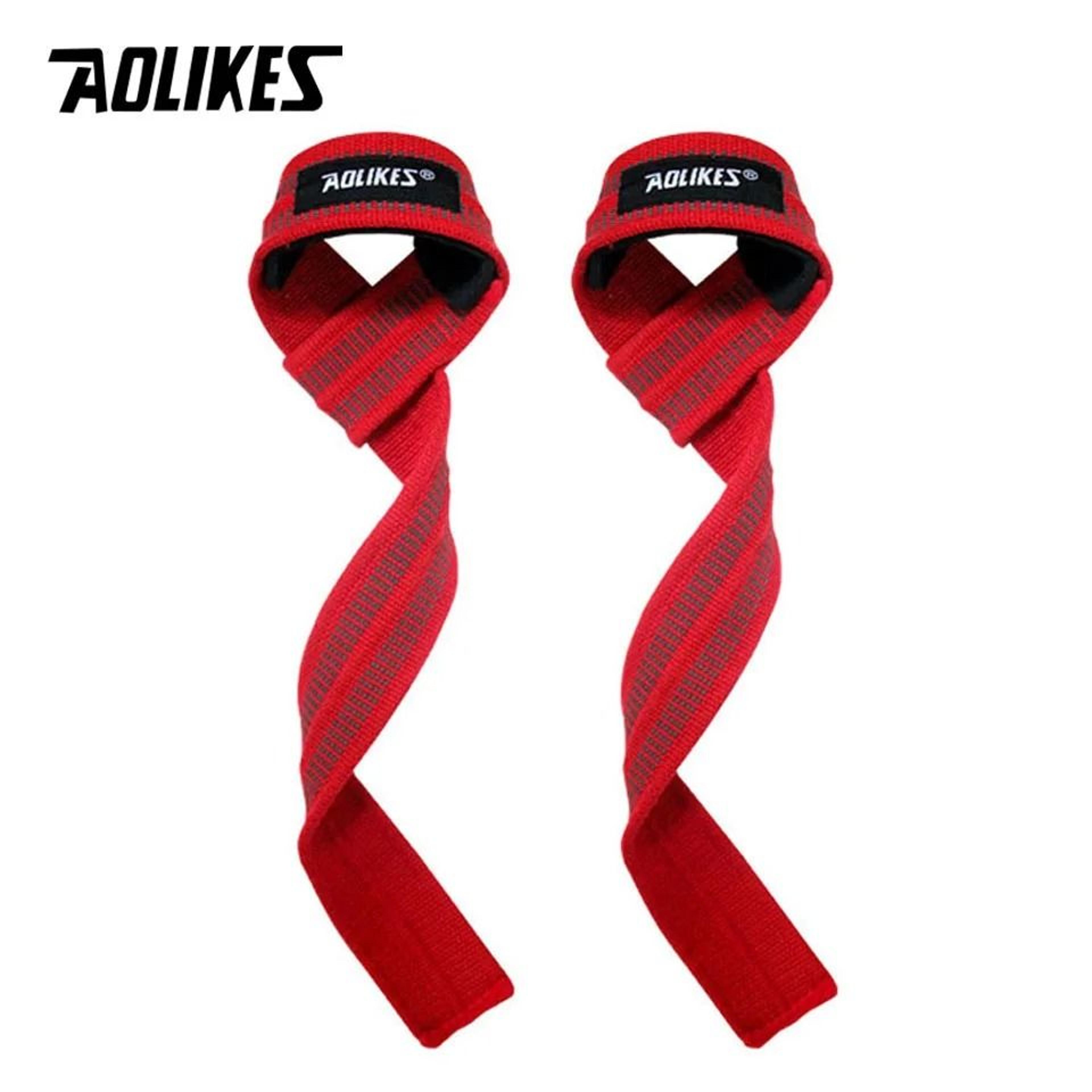 aolikes anti slip weight lifting straps with wrist support