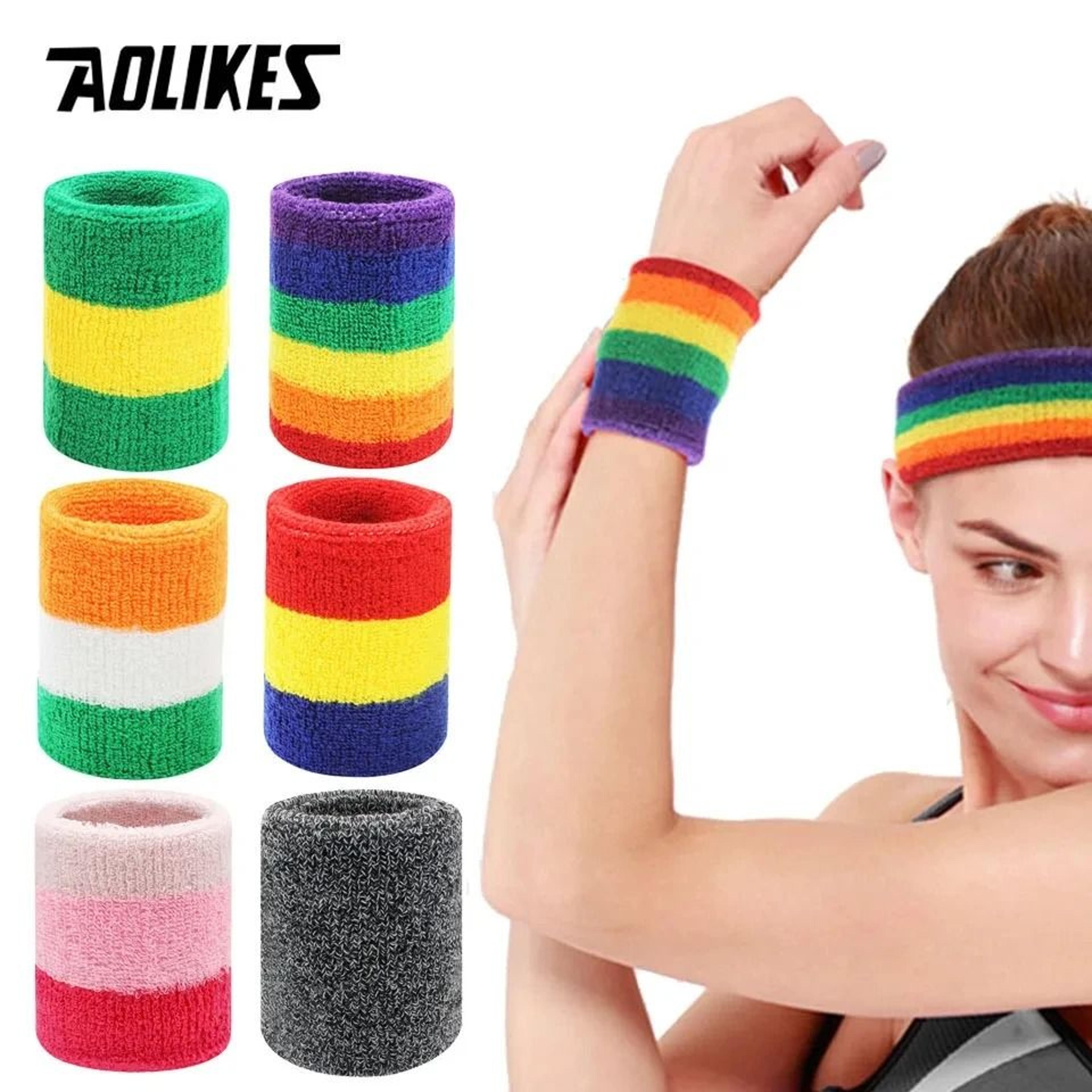 aolikes breathable sports wristband and sweatband