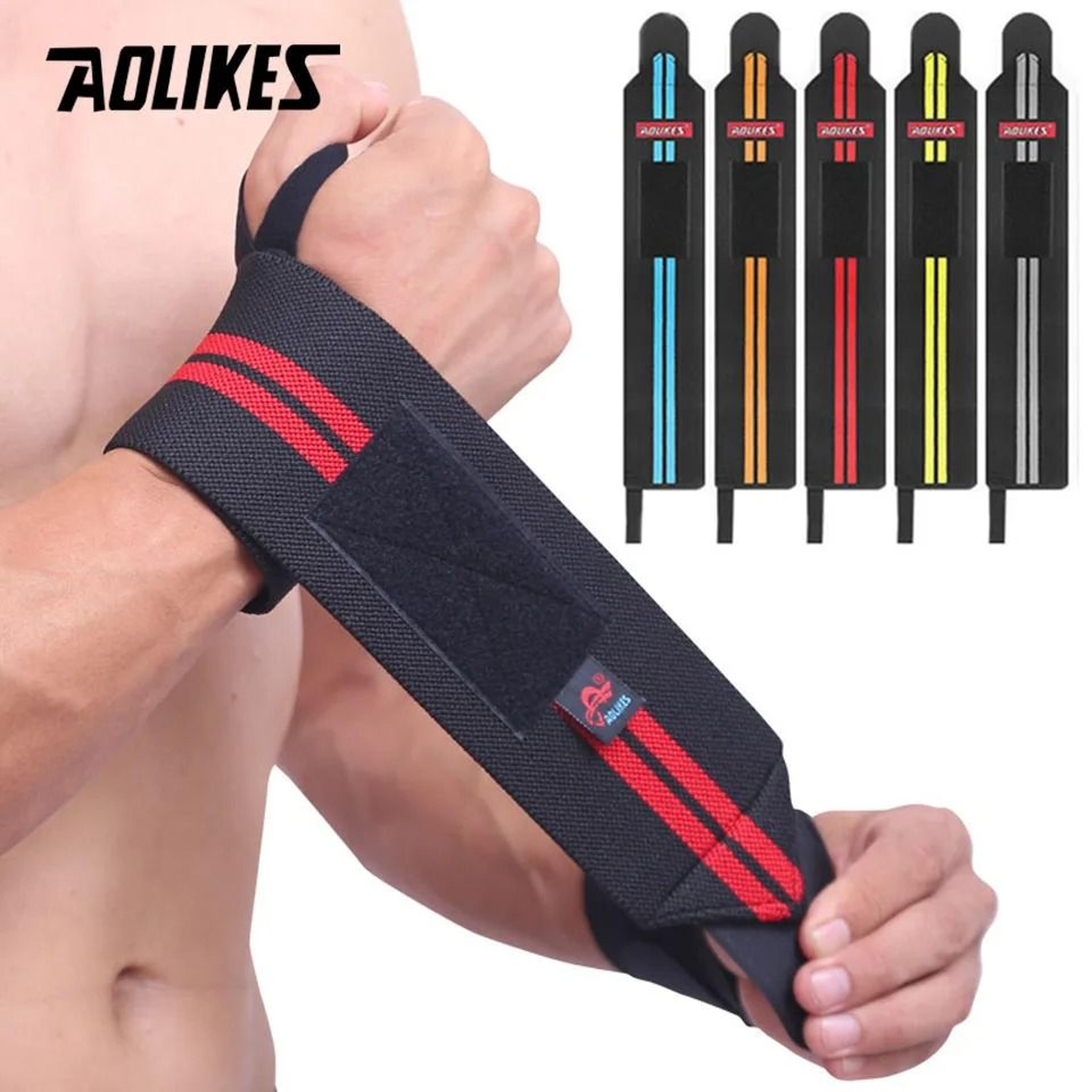 aolikes adjustable weight lifting wrist wraps