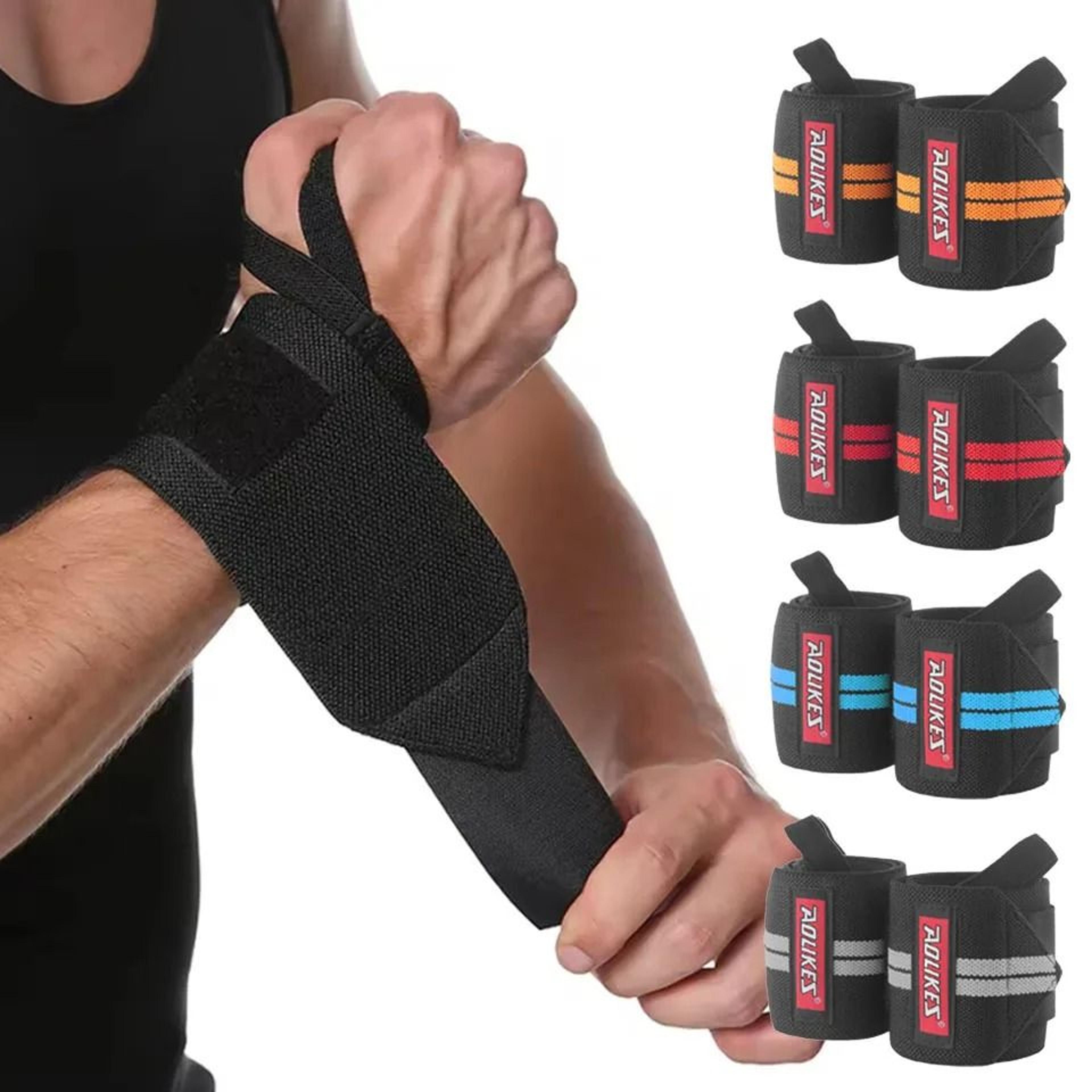 aolikes weight lifting wrist wraps with thumb loop support