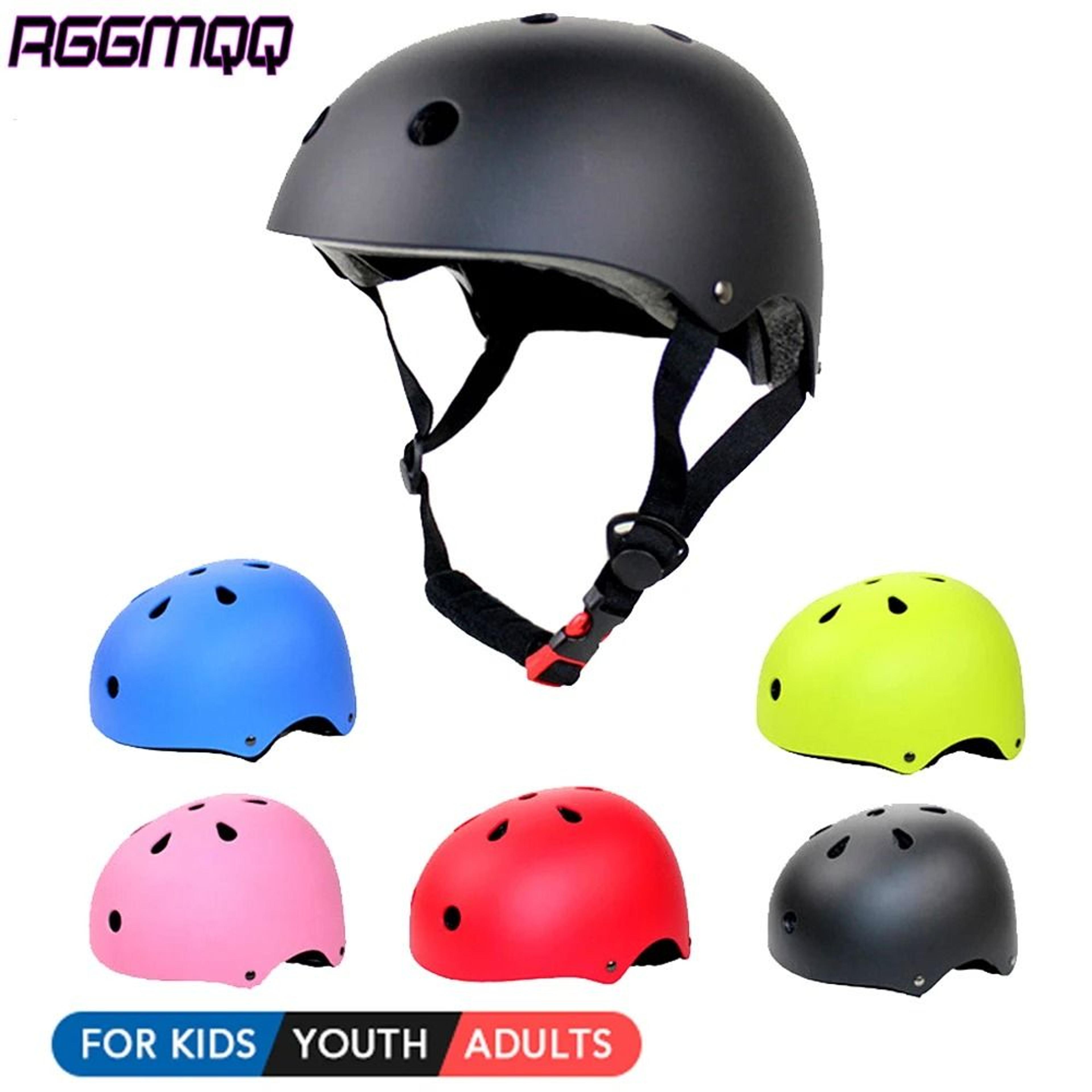 rggmqq adjustable multi sport helmet for kids youth and adults