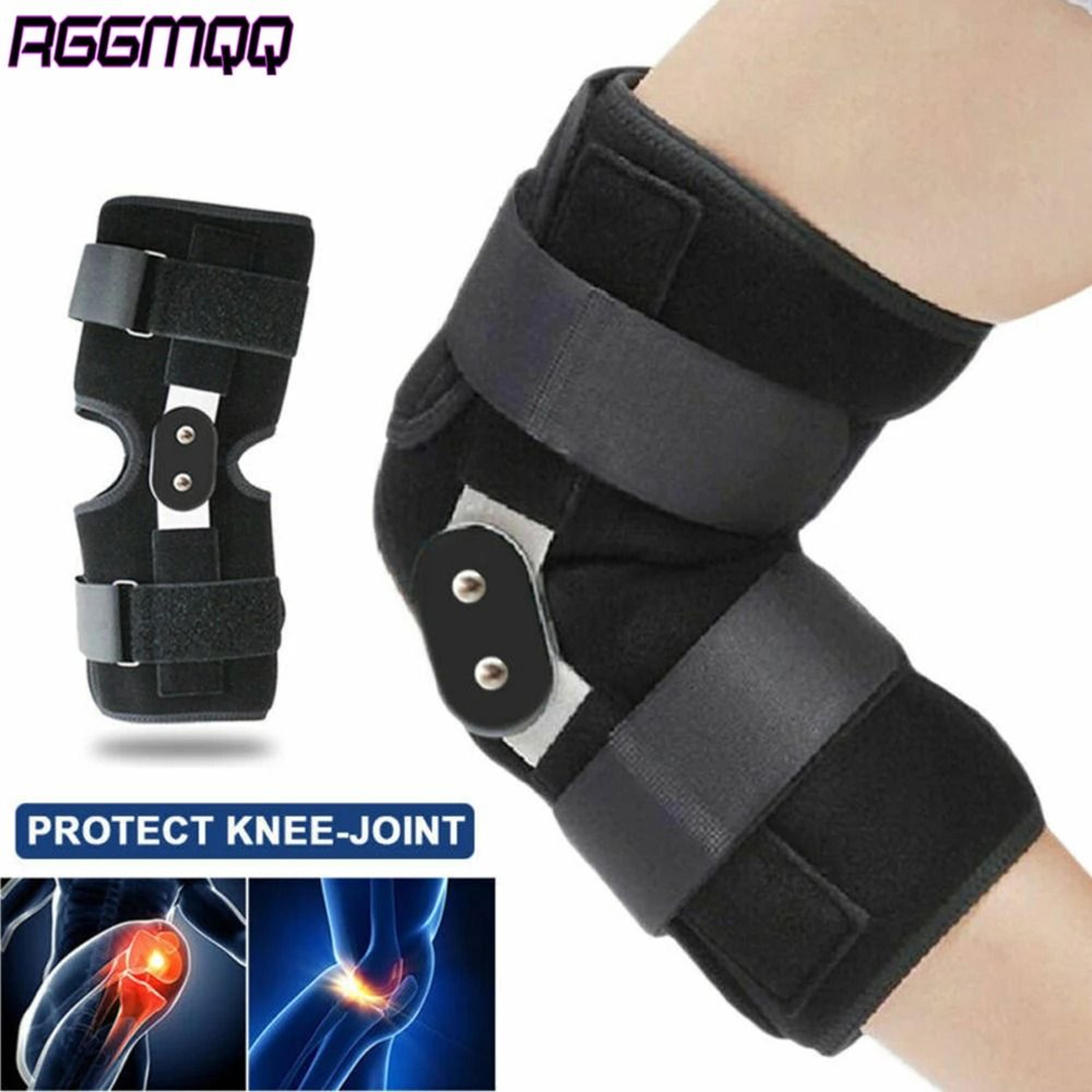 pro hinged knee brace with open patella support
