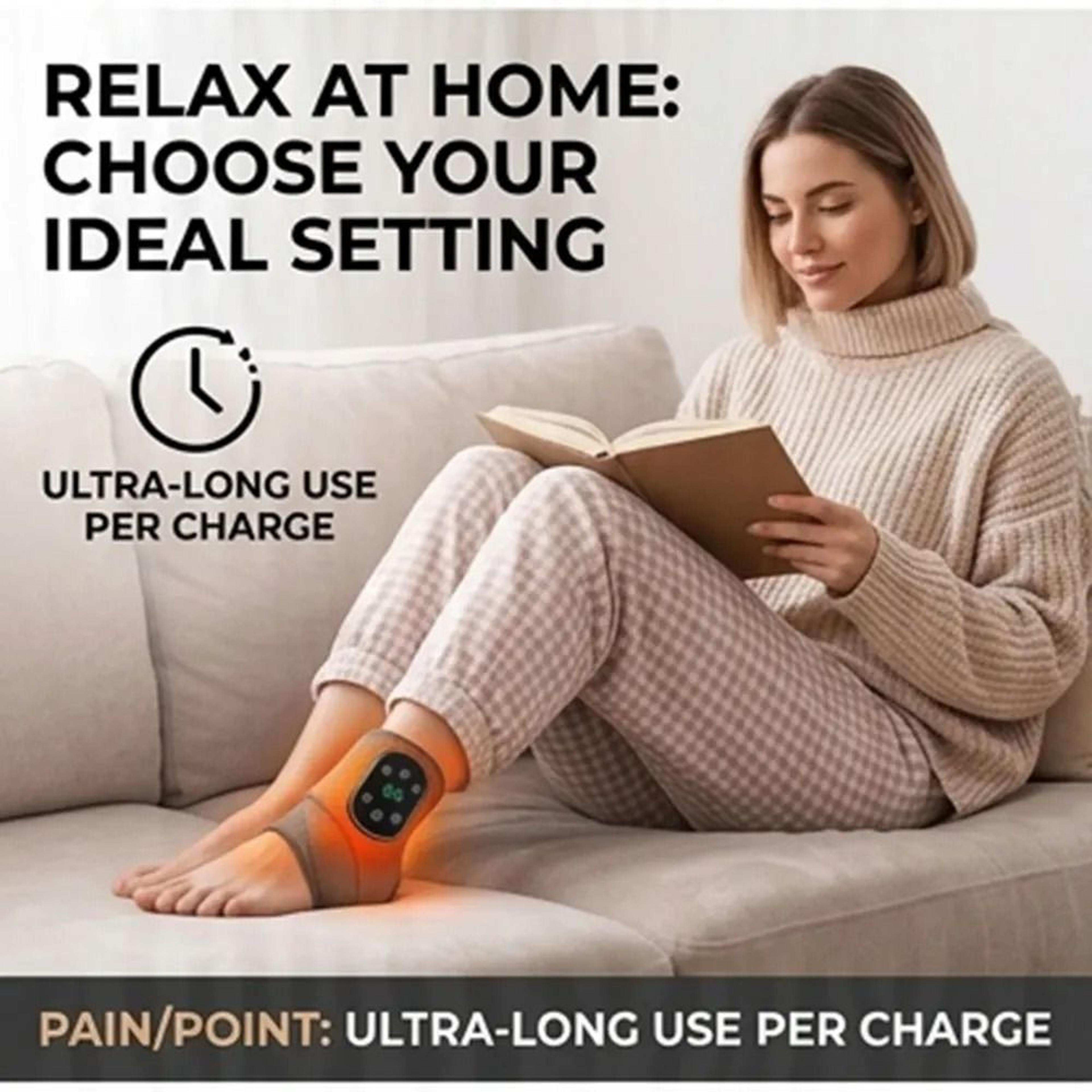 cordless heated ankle massage wrap