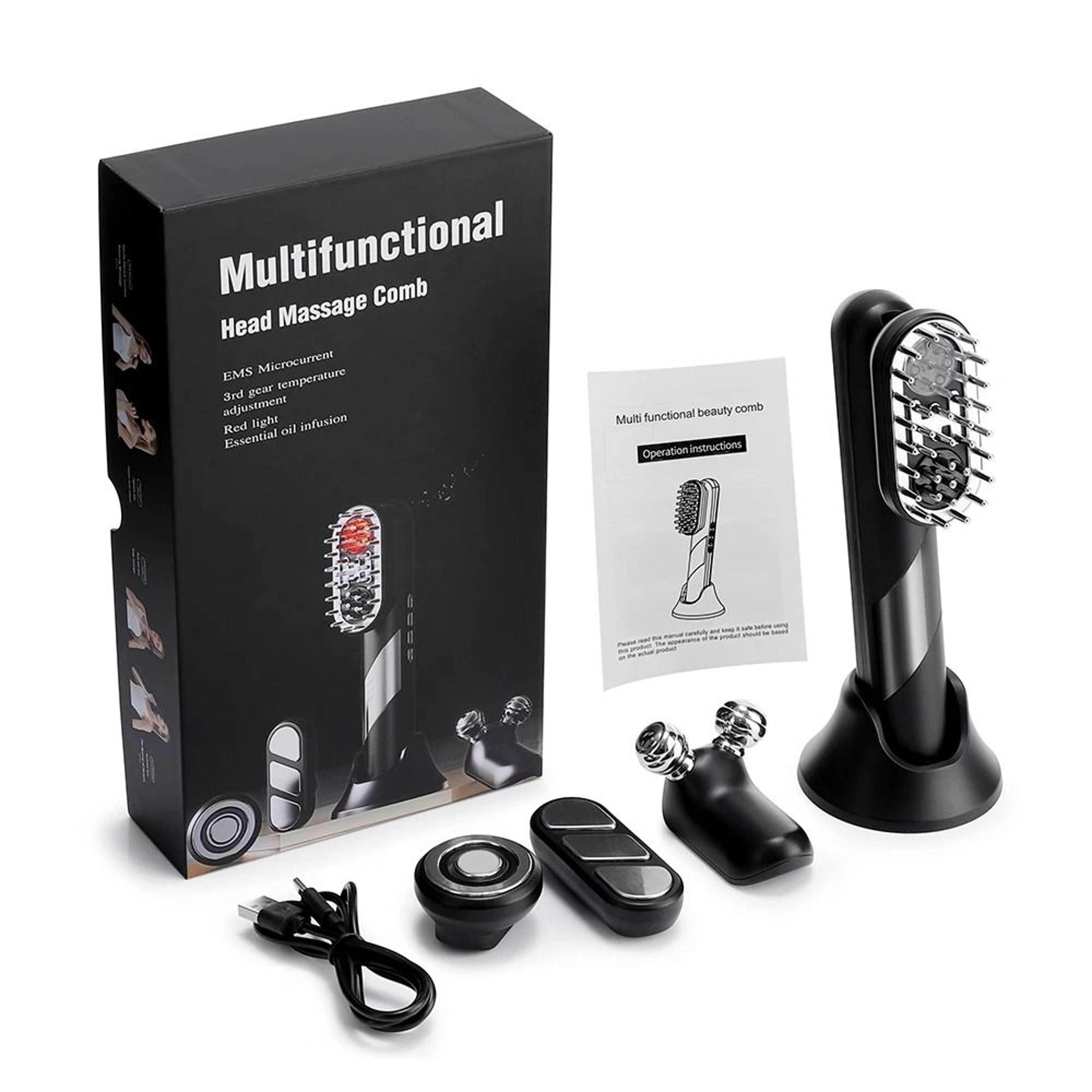 red light ems scalp massage comb
