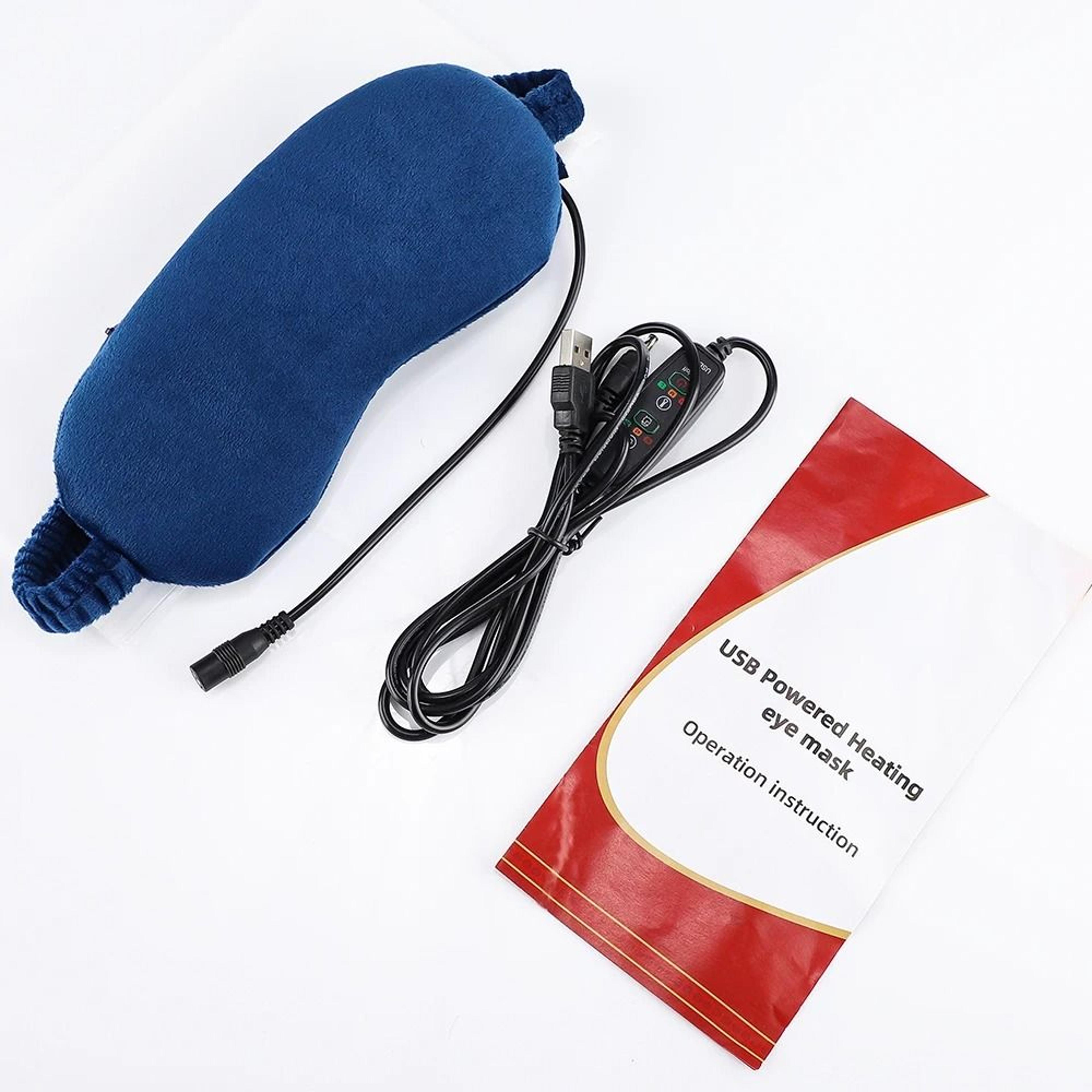 usb rechargeable heated eye mask for office and travel