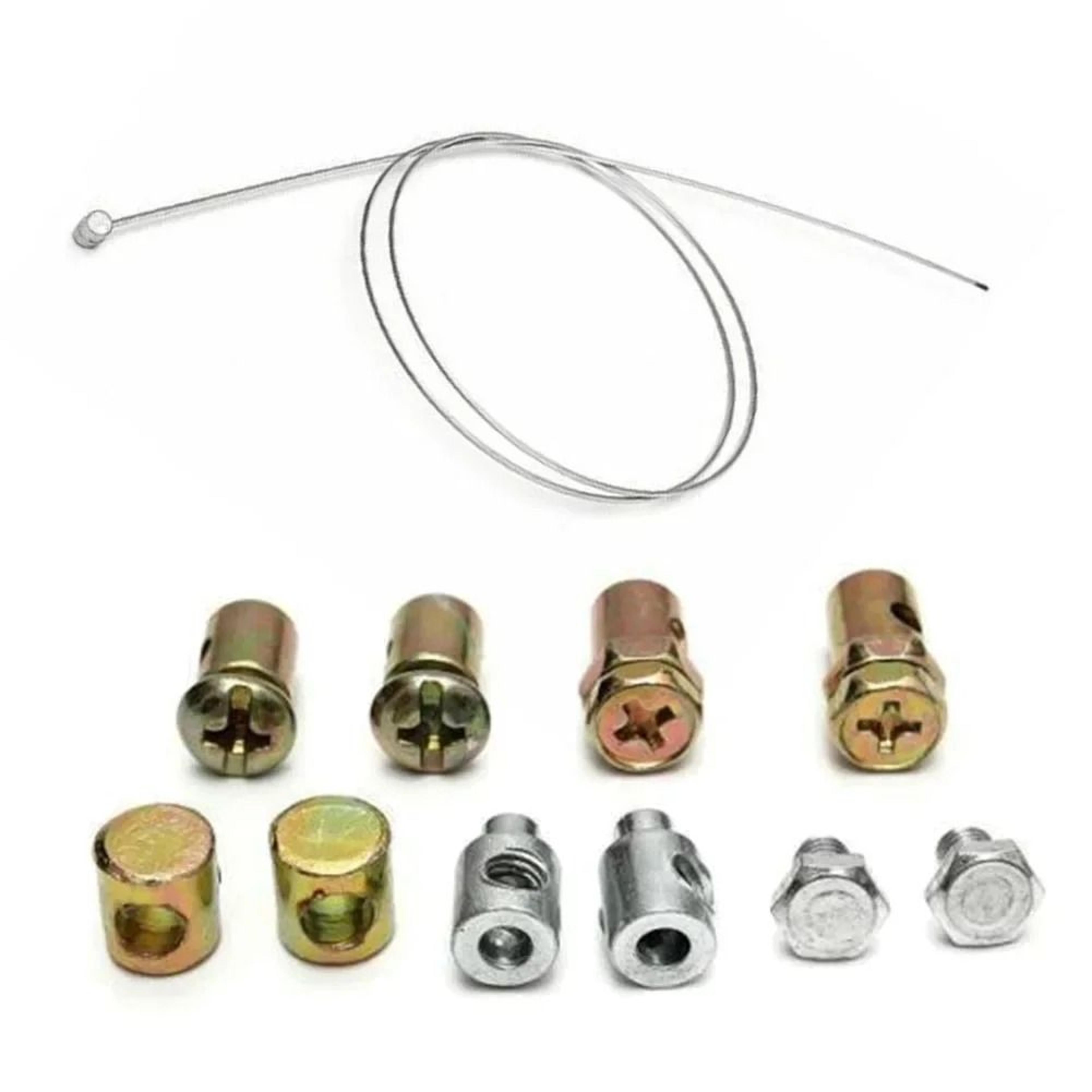 universal throttle clutch cable repair kit 11 piece set