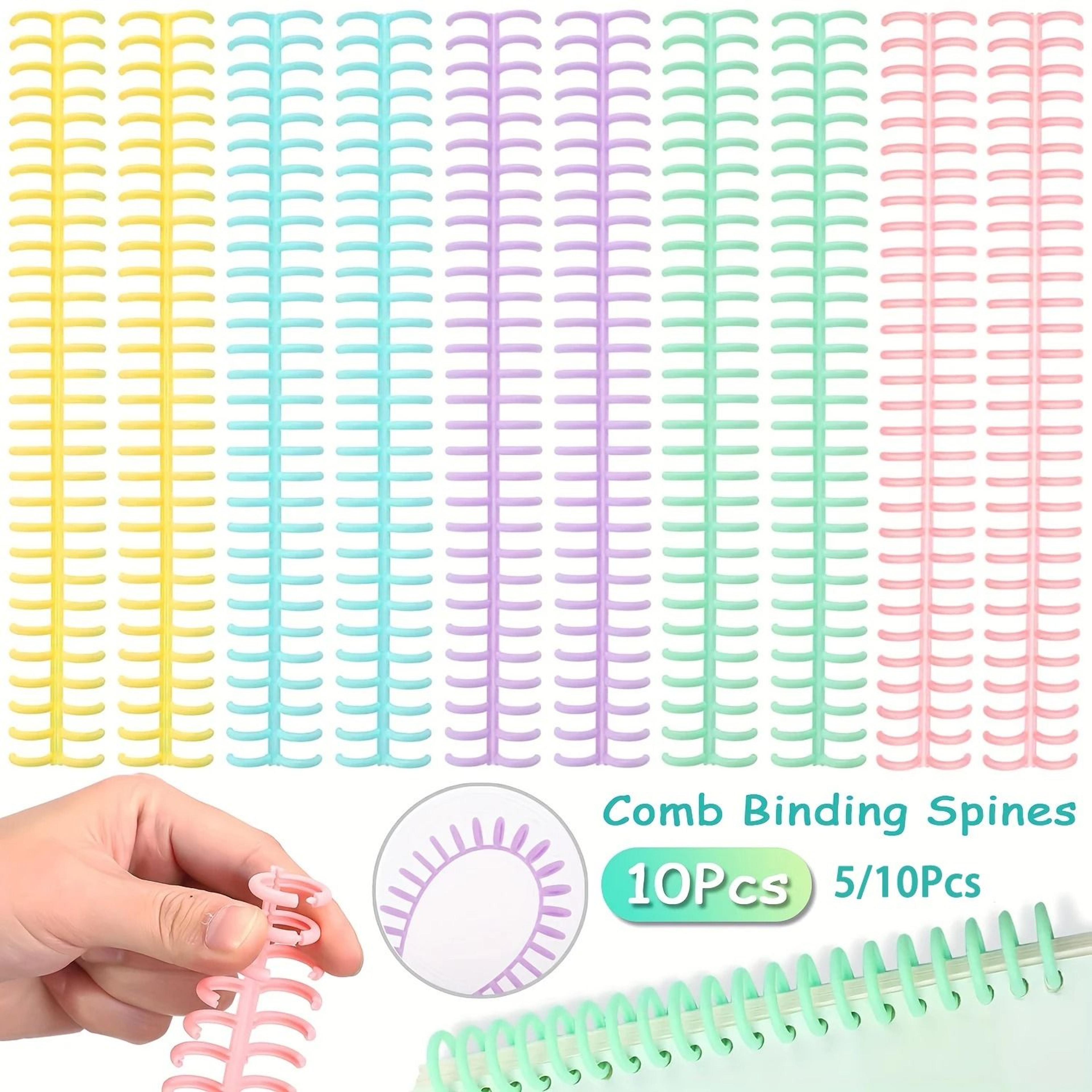 30 ring plastic binding spines 5 or 10 piece set