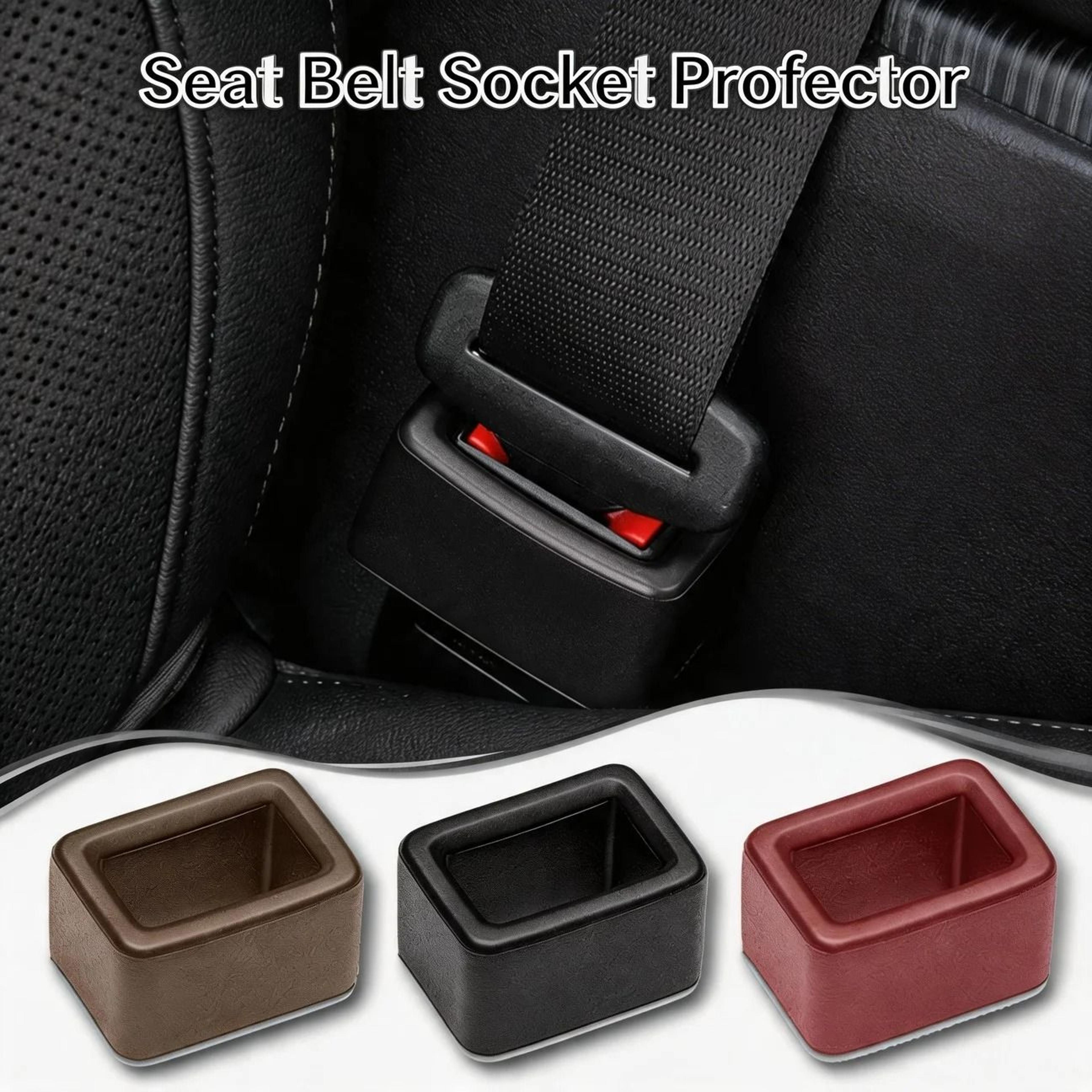 universal silicone car seat belt buckle cover