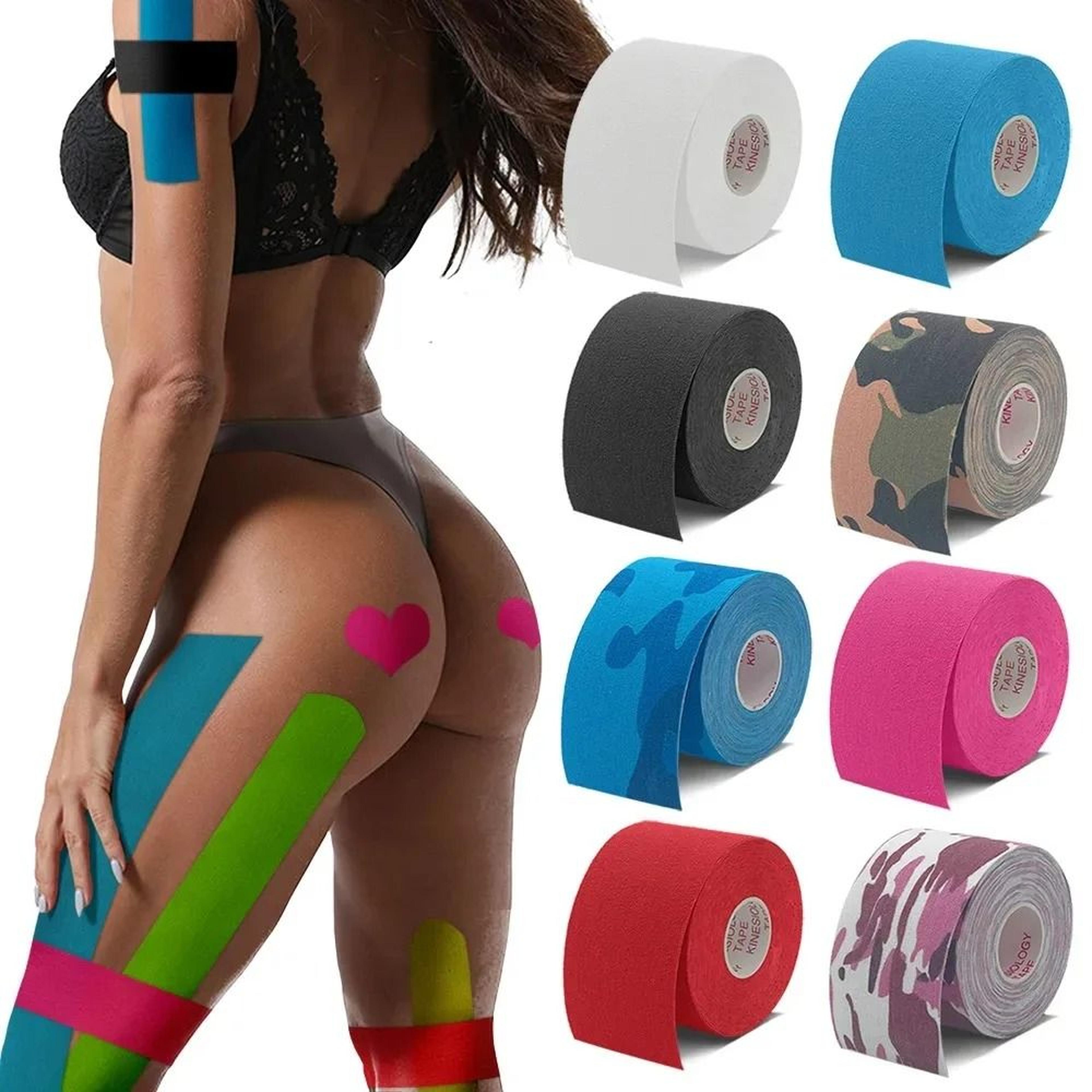 waterproof elastic kinesiology tape for flexible muscle and joint support during sports