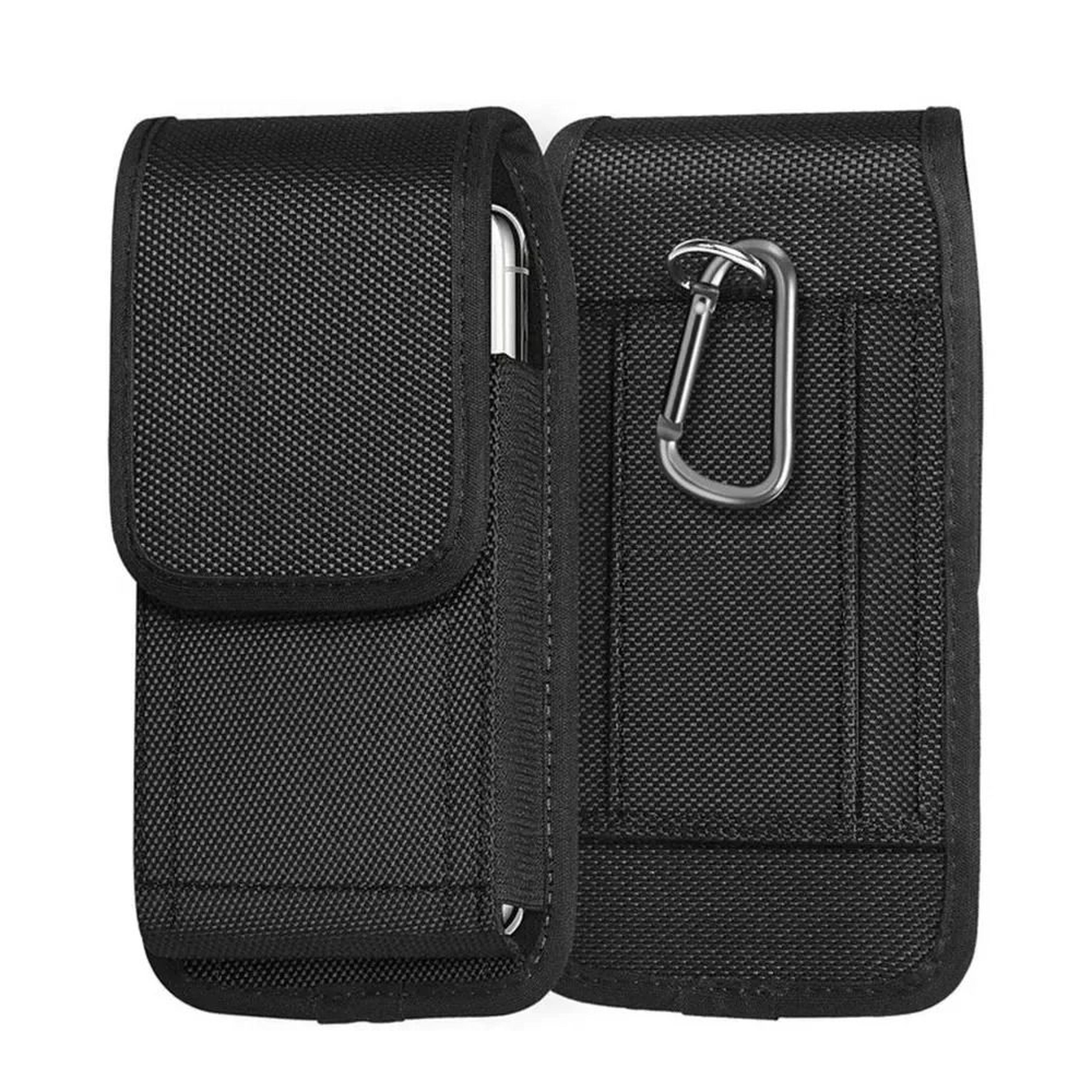 rugged tactical phone pouch and nylon belt holster