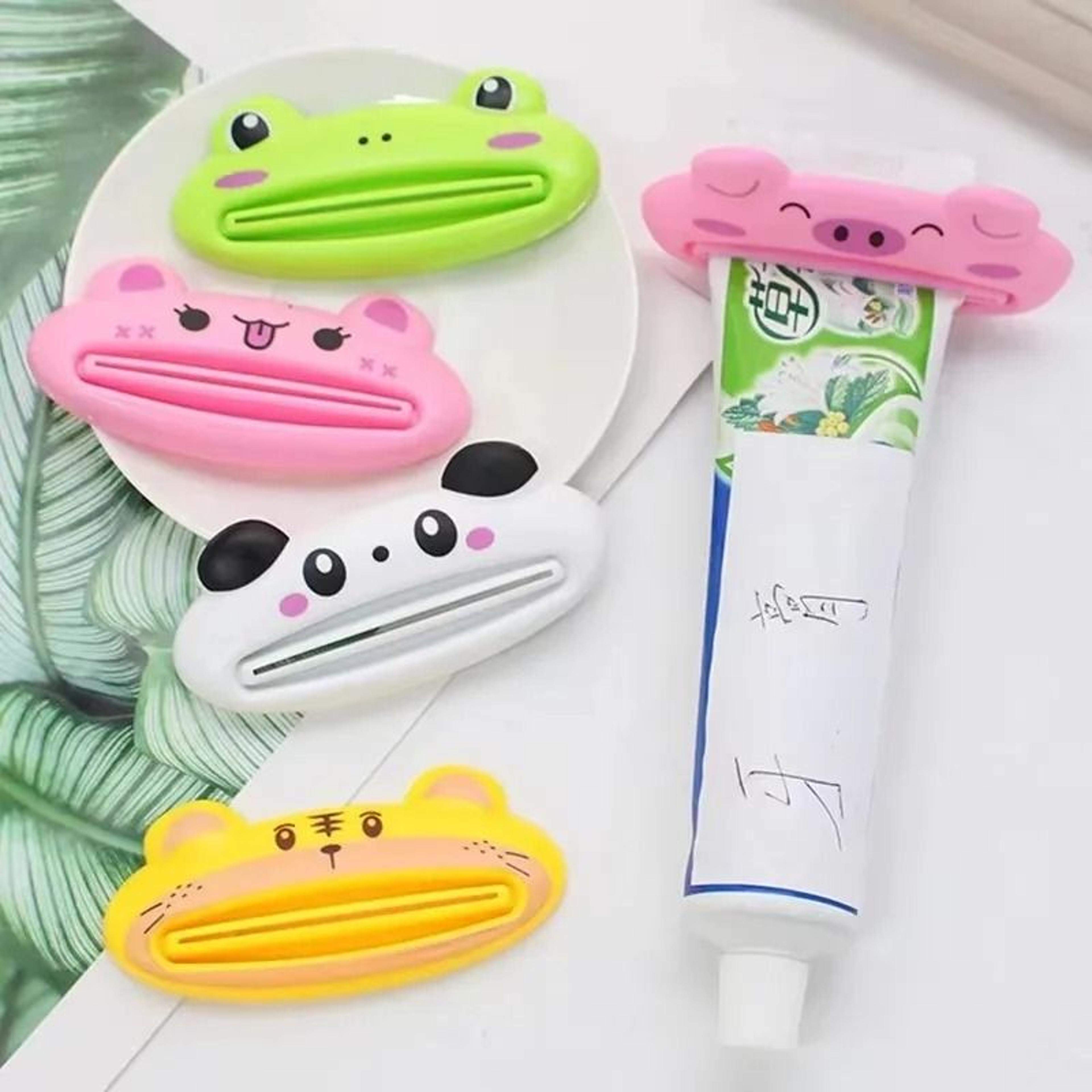 cute animal toothpaste tube squeezer and rolling holder