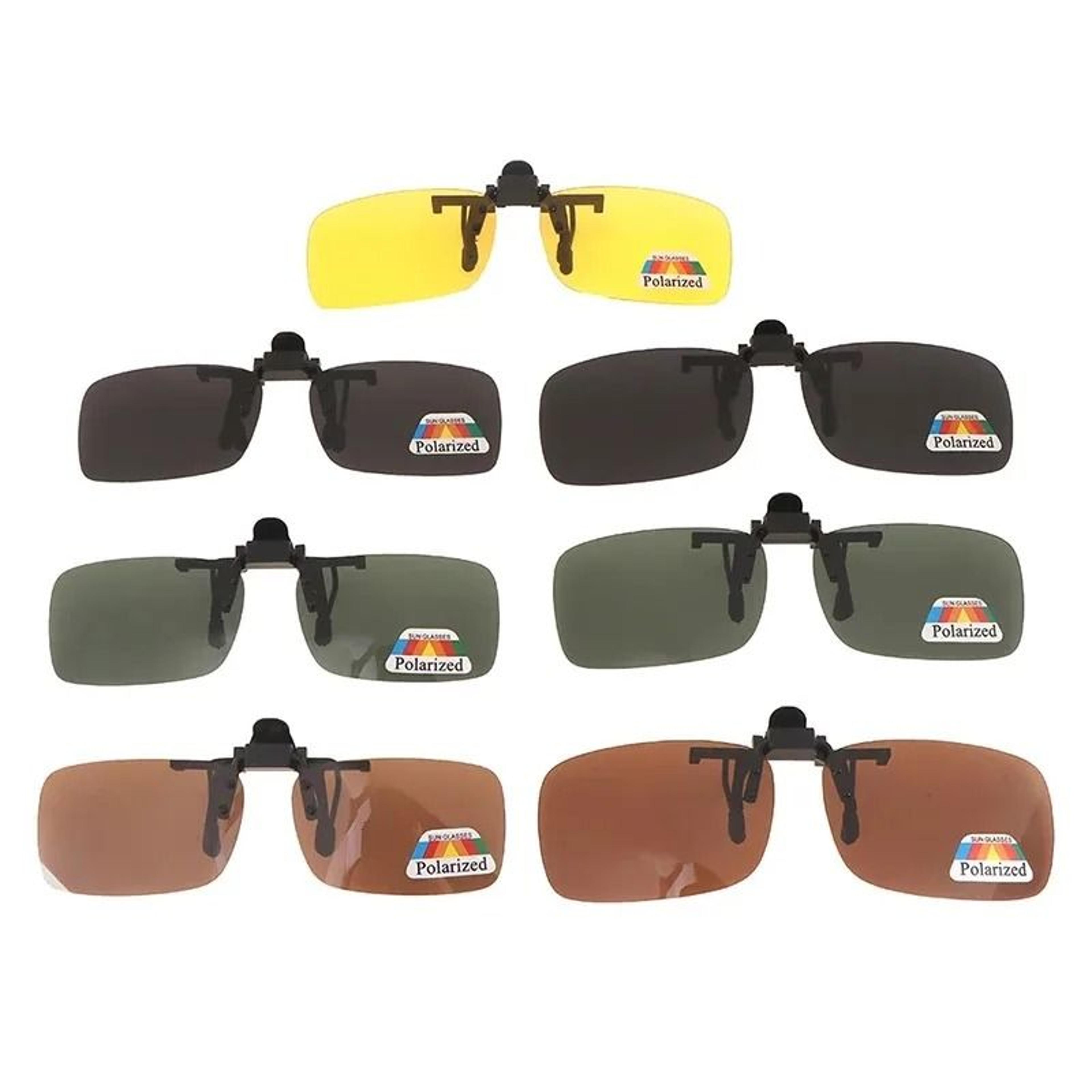 polarized clip on driving sunglasses