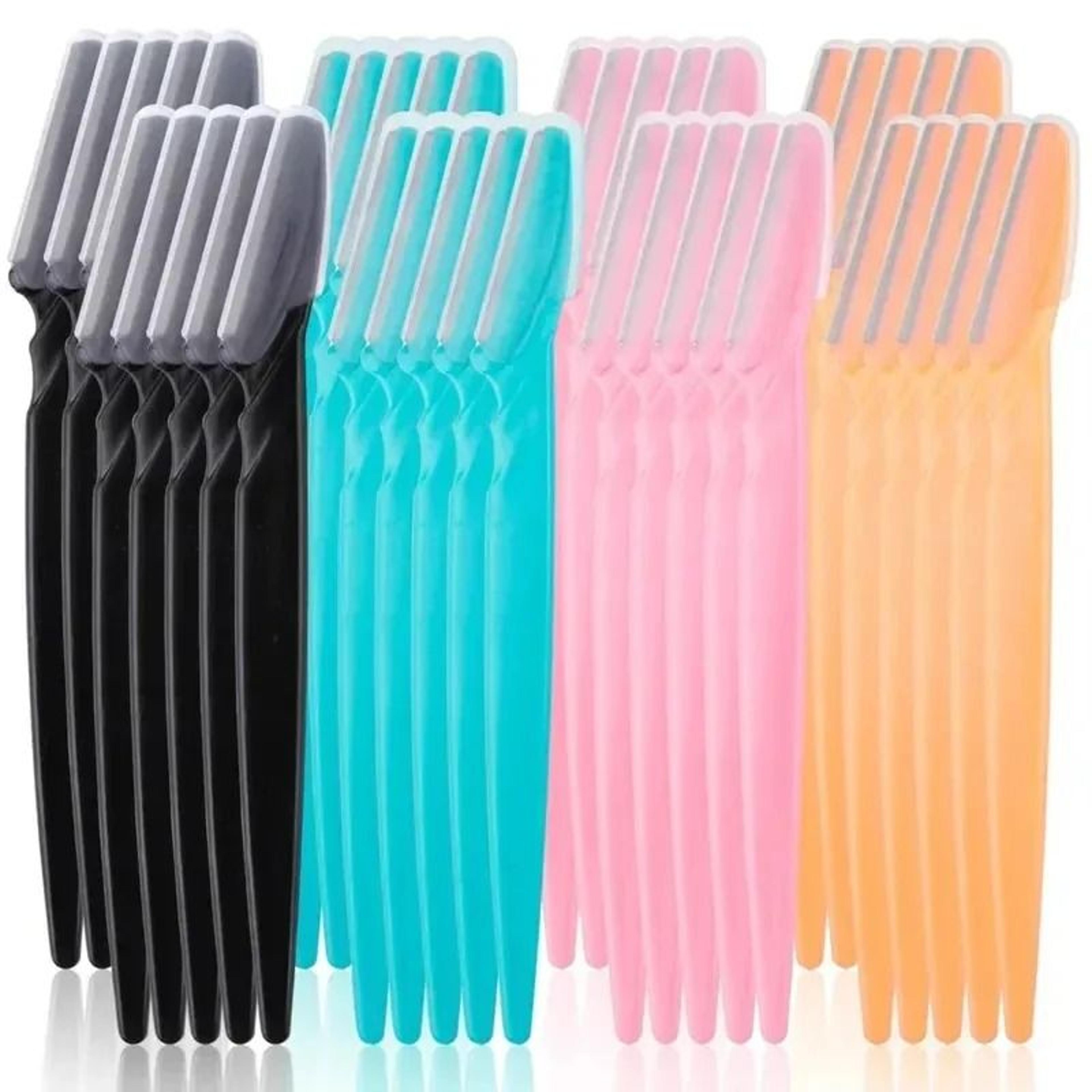 portable safety eyebrow razors for smooth facial hair removal and precise shaping