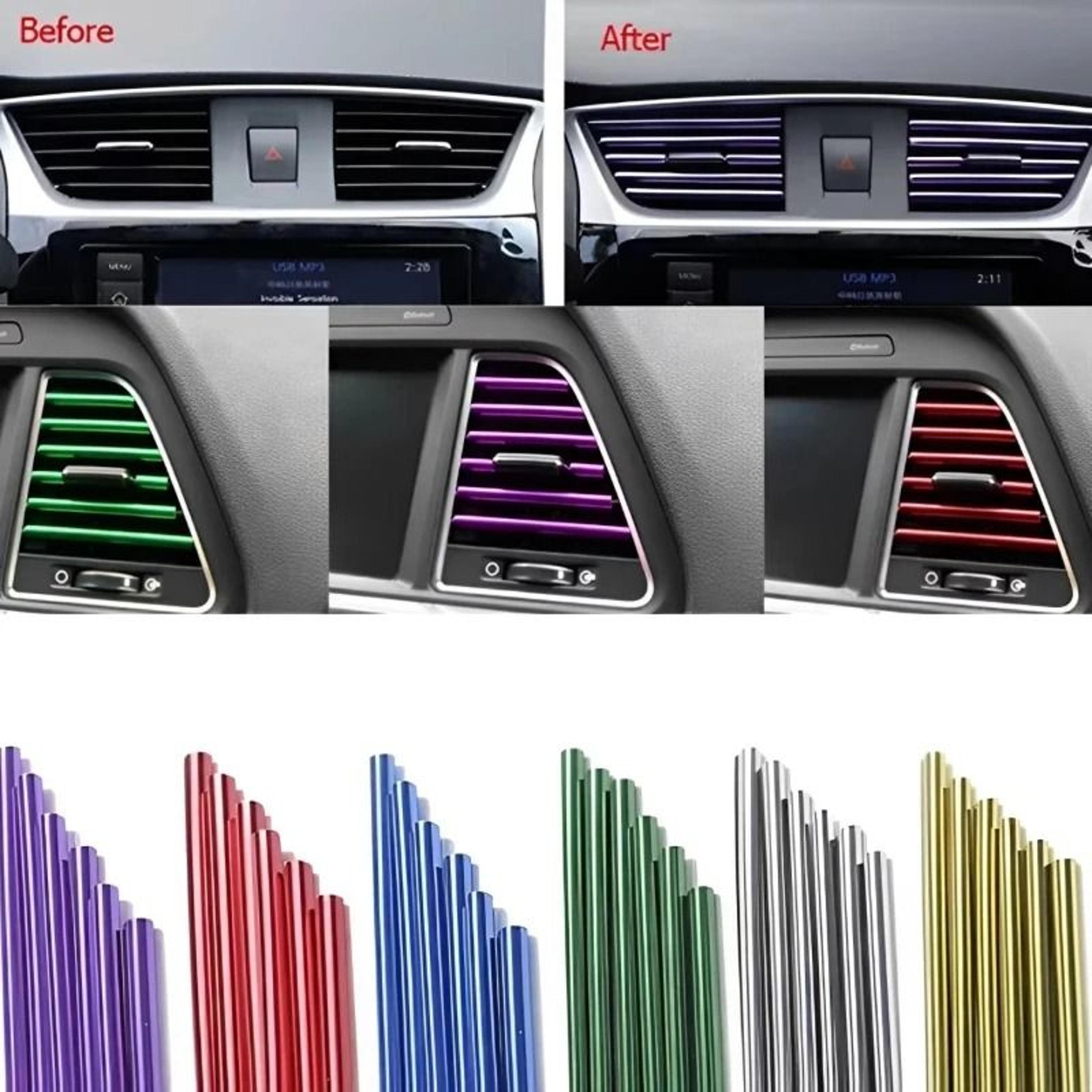 universal u shaped car air vent decorative trim strips for stylish interiors