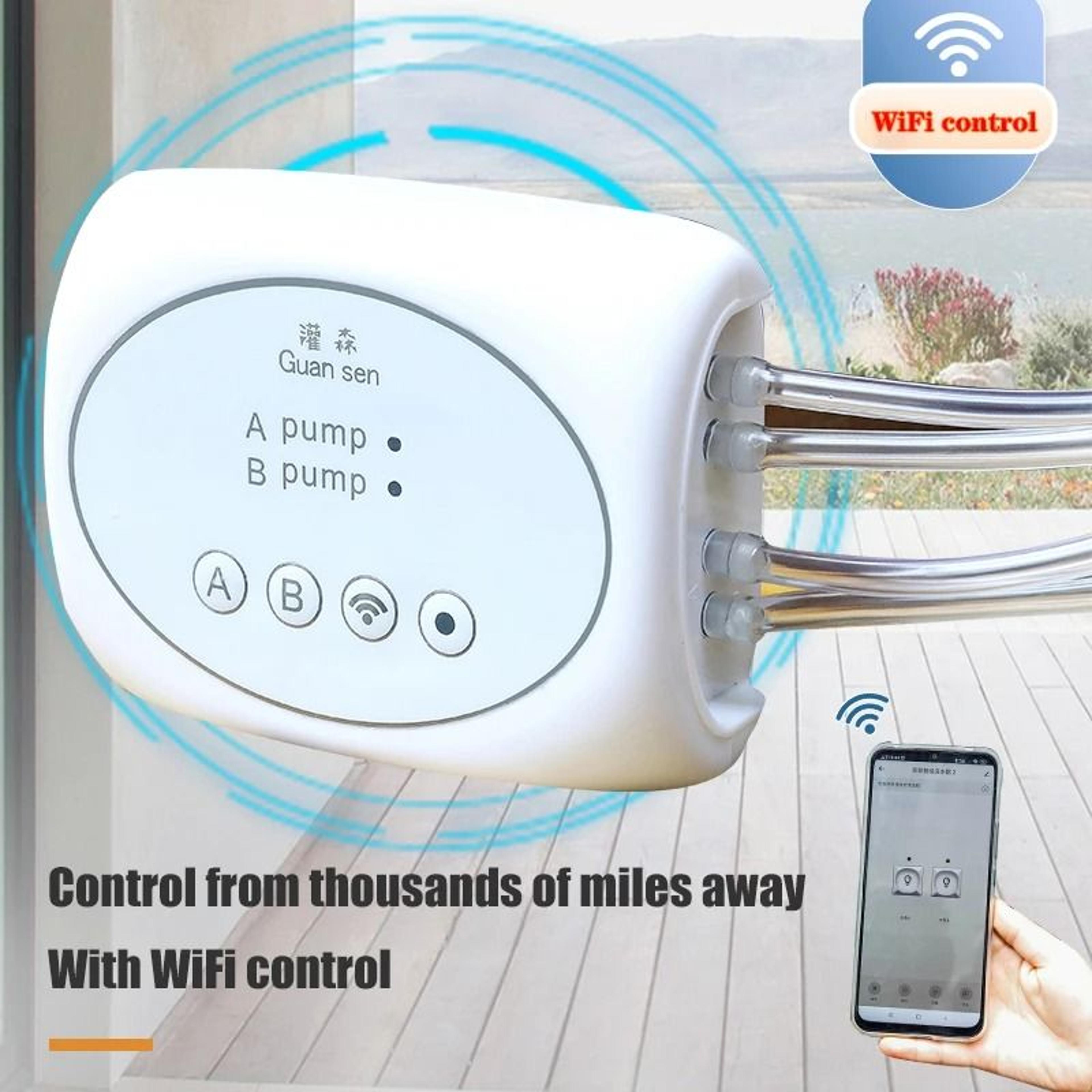 smart wifi garden irrigation controller for automatic app controlled plant watering systems