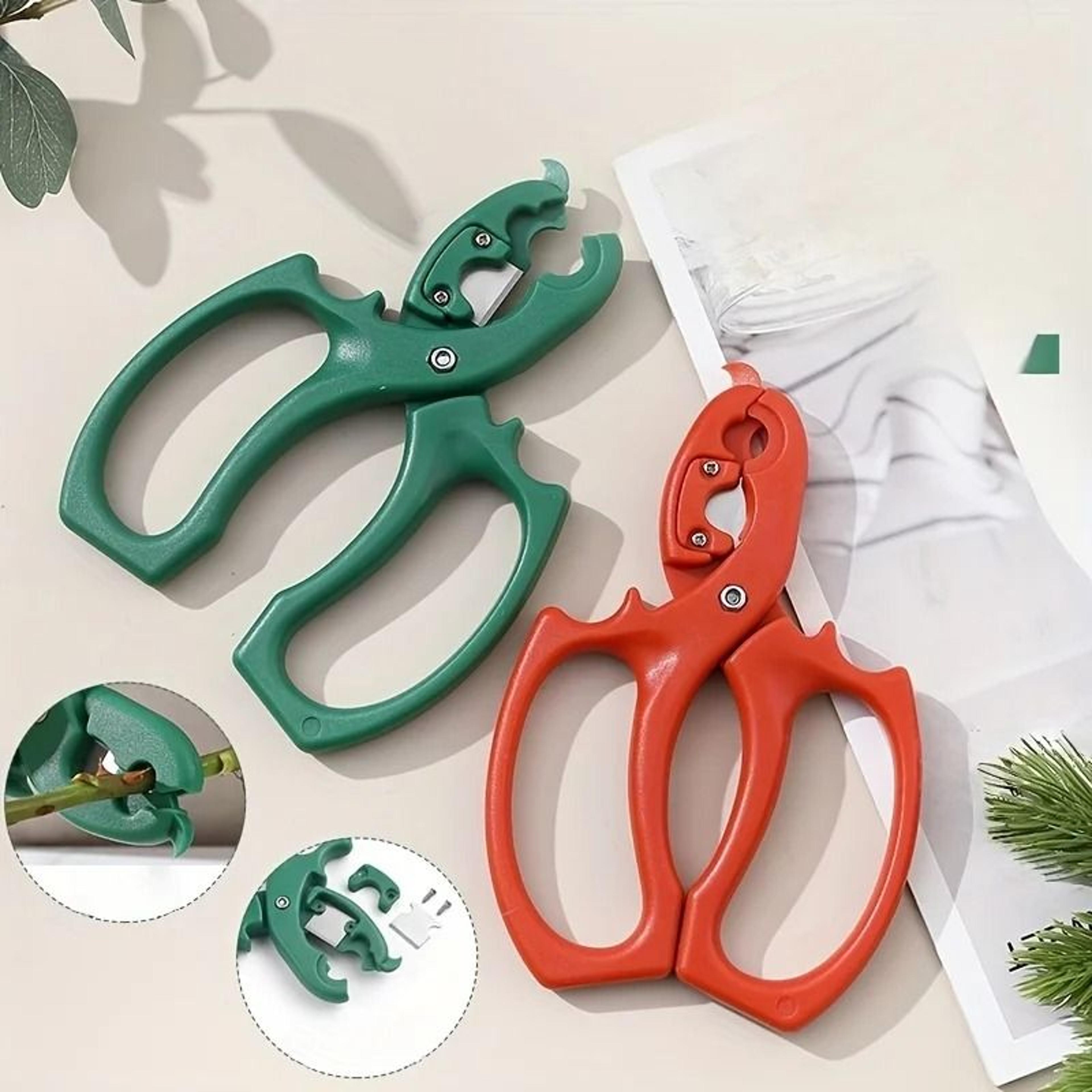 two in one rose thorn remover and floral pruning scissors