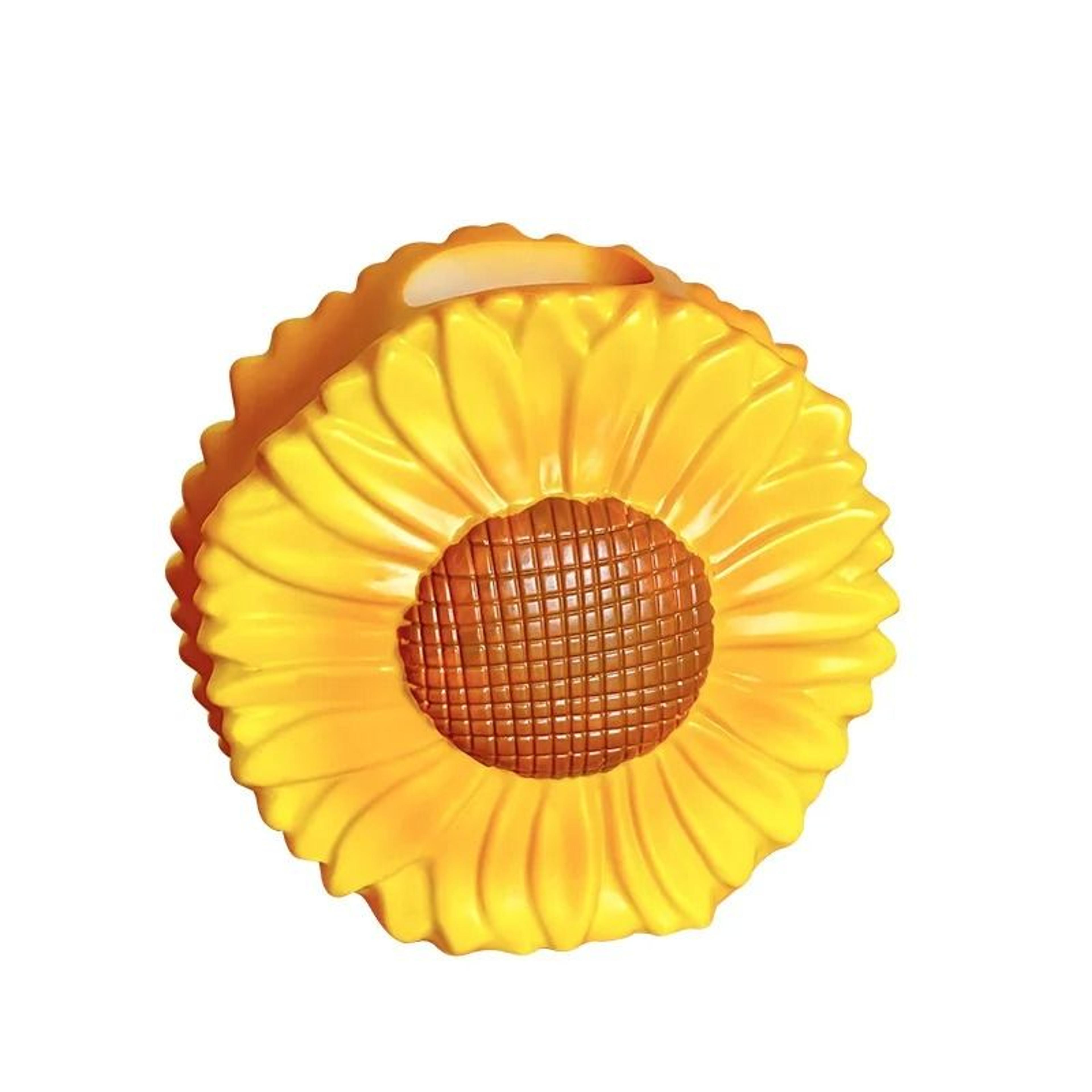 handmade sunflower shaped decorative vase for cheerful tabletop flower arrangements