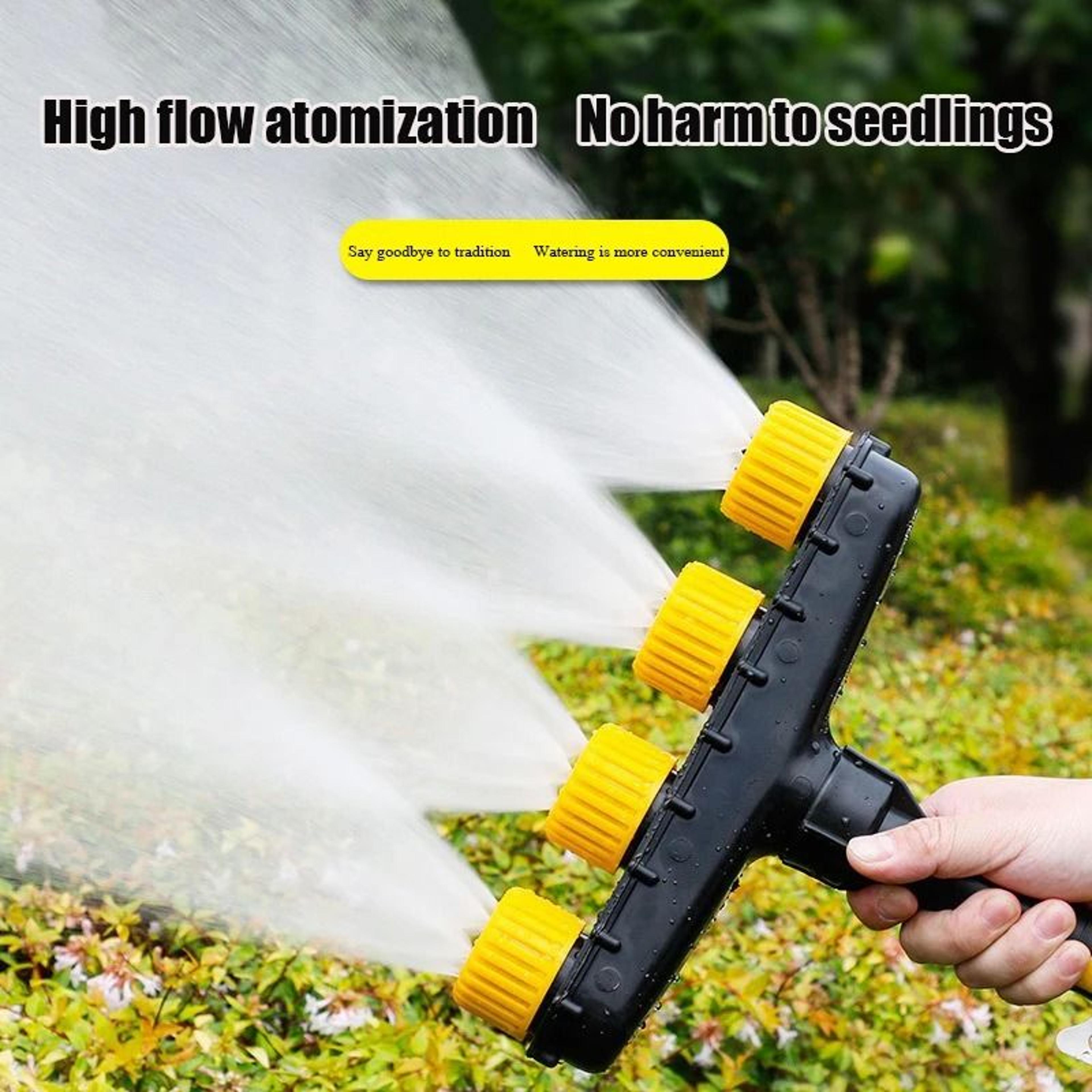 adjustable multi head garden sprinkler nozzle for wide and gentle irrigation