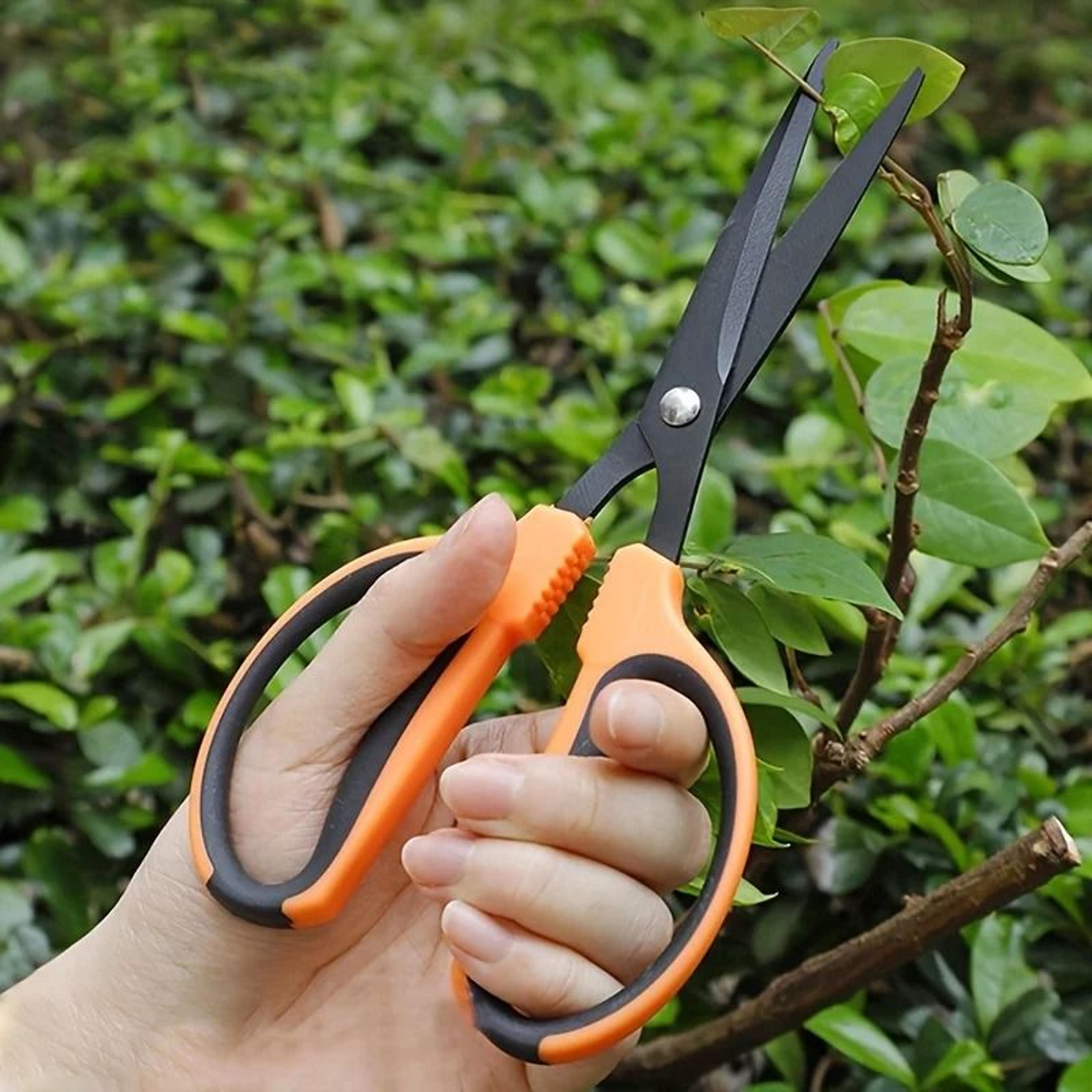 heavy duty anti slip garden pruning shears