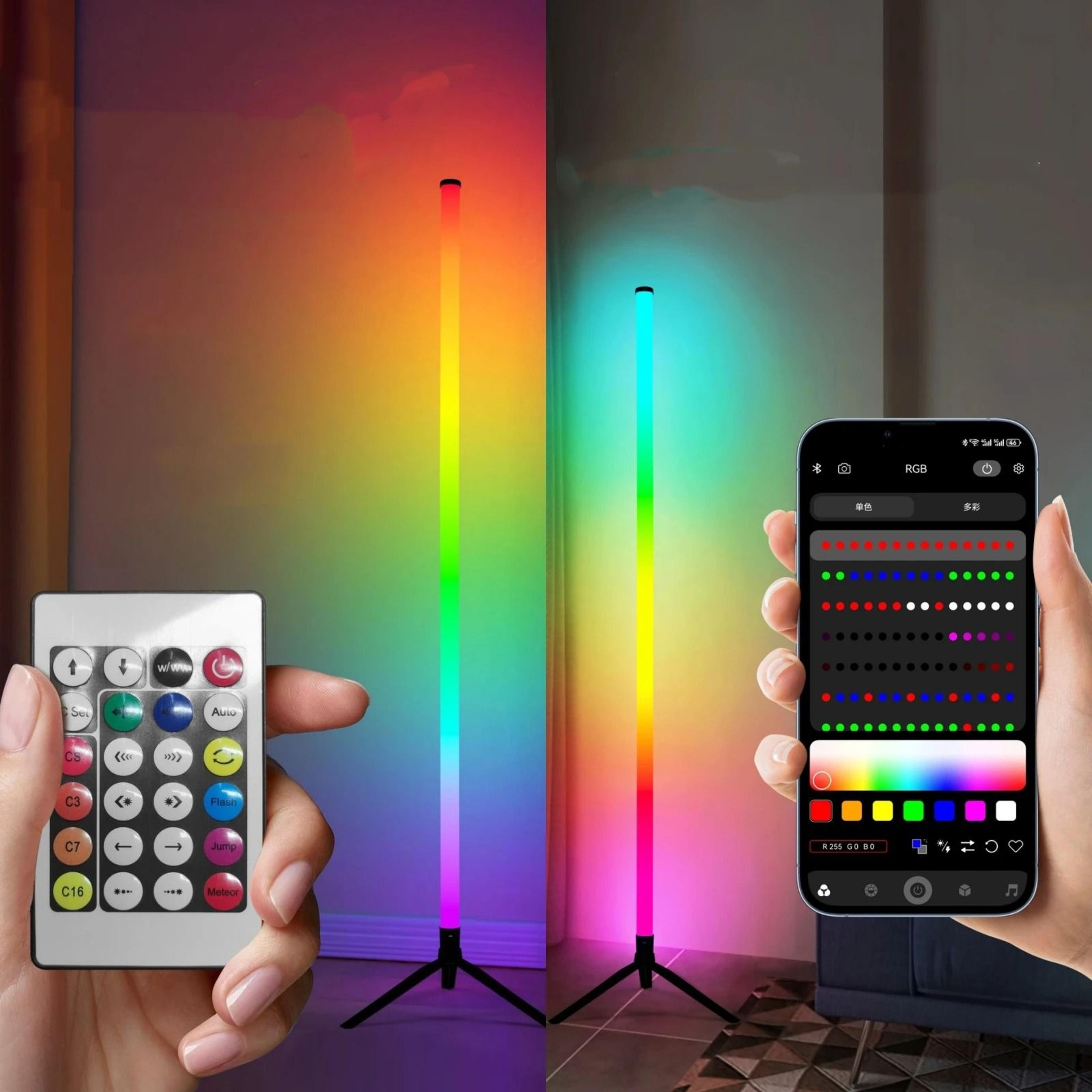 smart rgbic 360 degree corner floor lamp