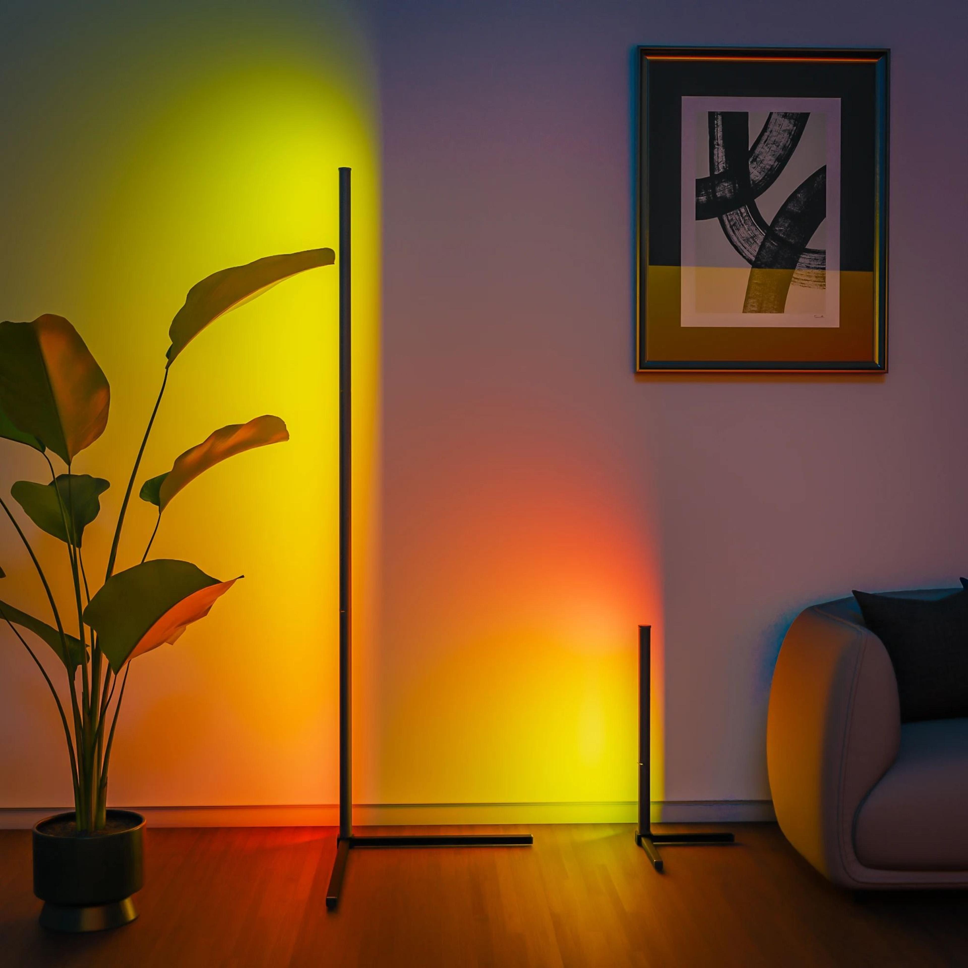 lumisync smart rgb corner floor lamp