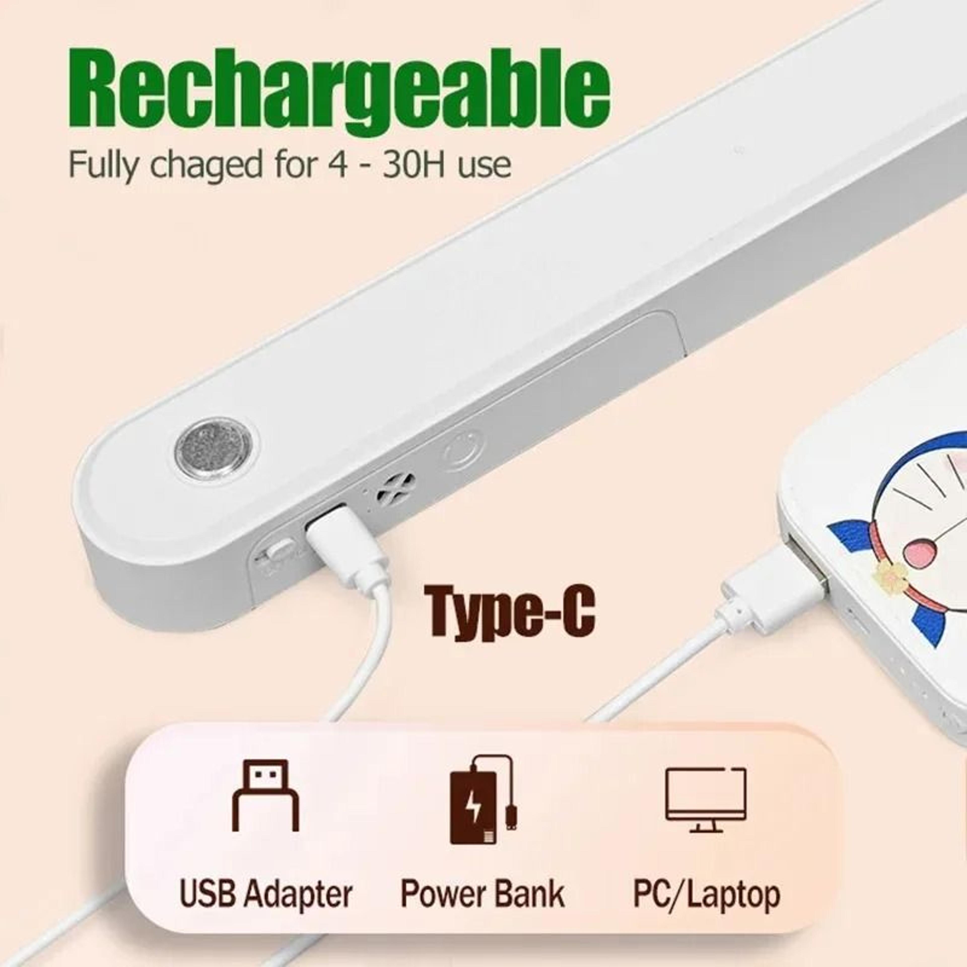 homefish rechargeable magnetic led light bar for bedside cabinet reading lighting