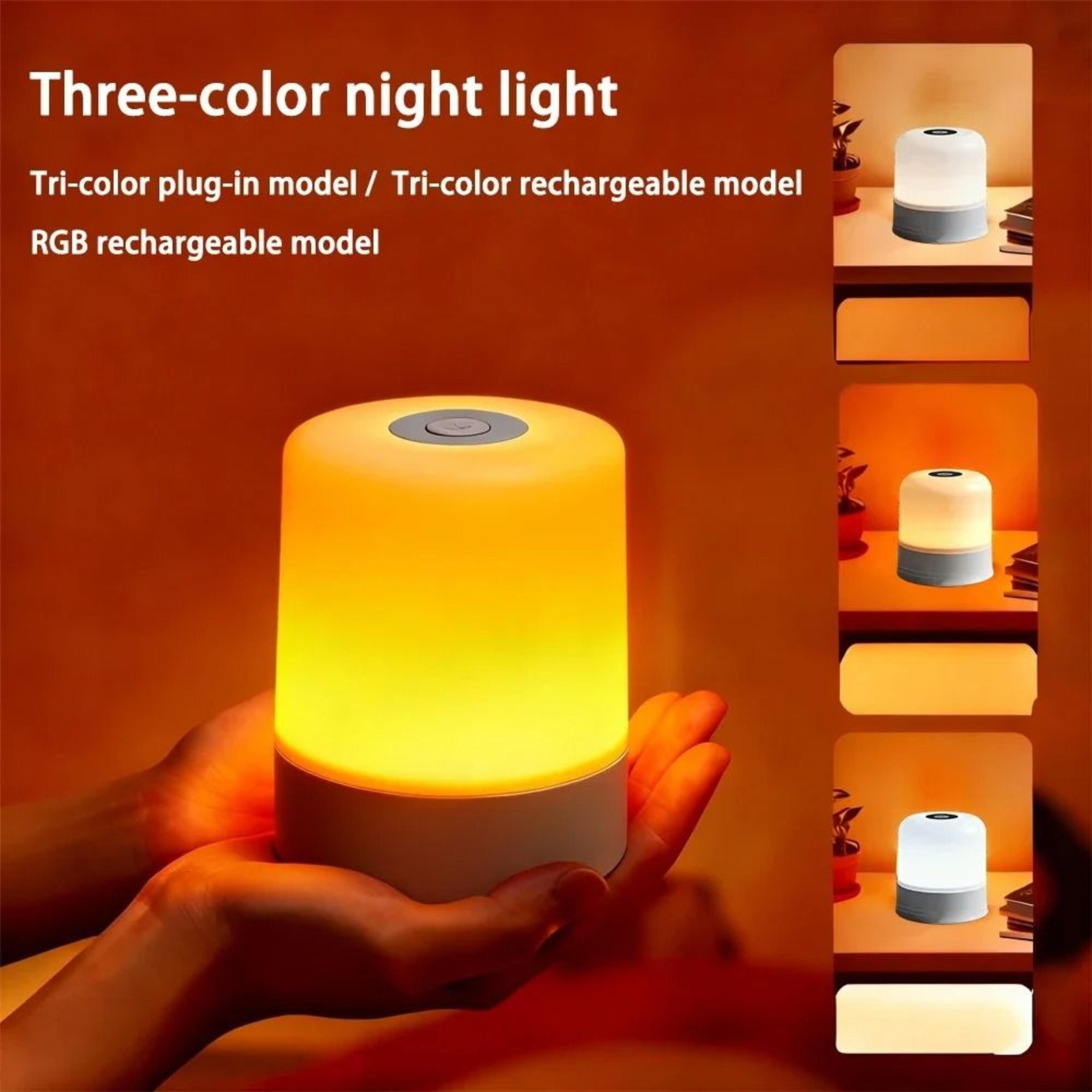 lumiglow rechargeable rgb touch desk lamp with dimming remote timer control