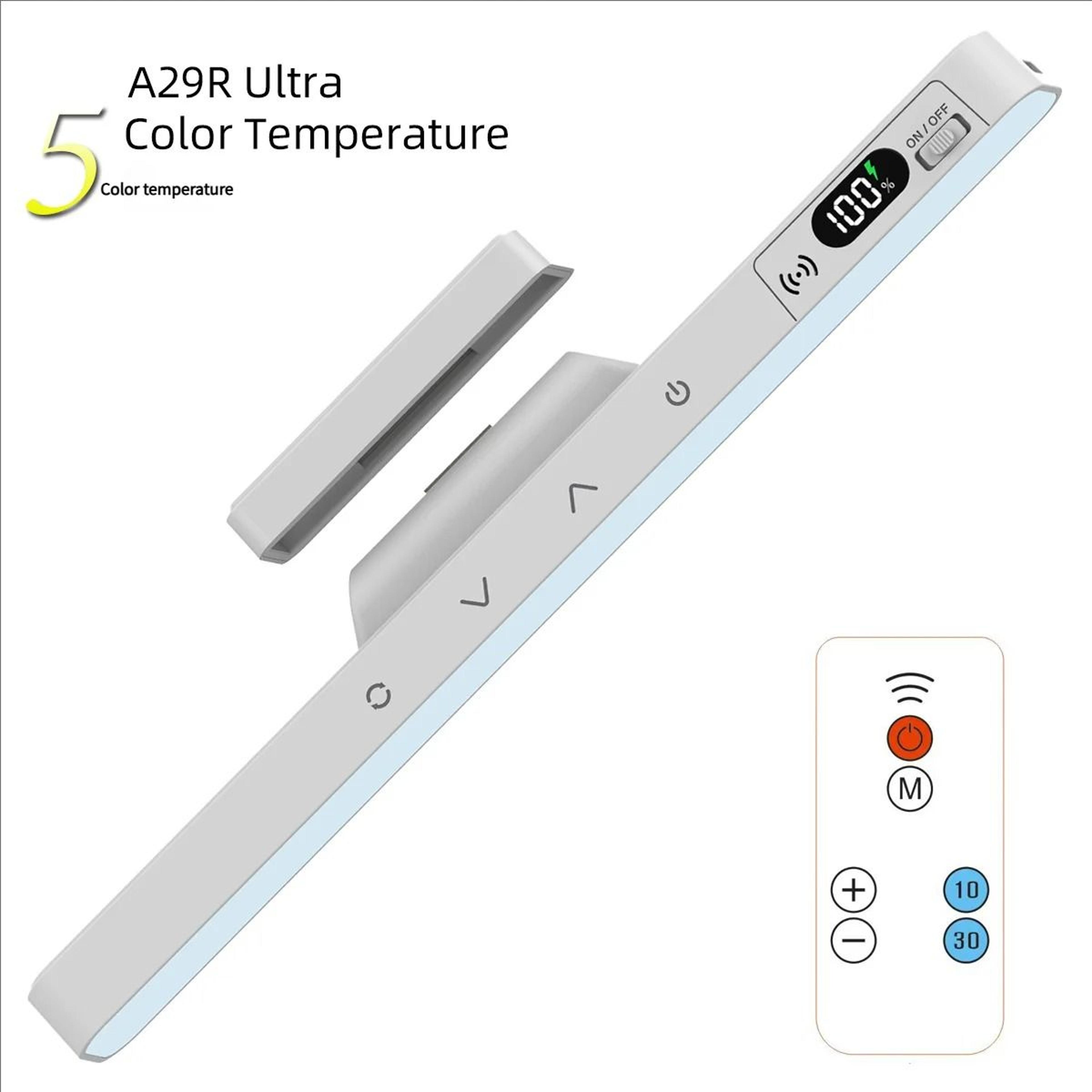 rechargeable magnetic touch lamp for flexible cordless reading and display lighting