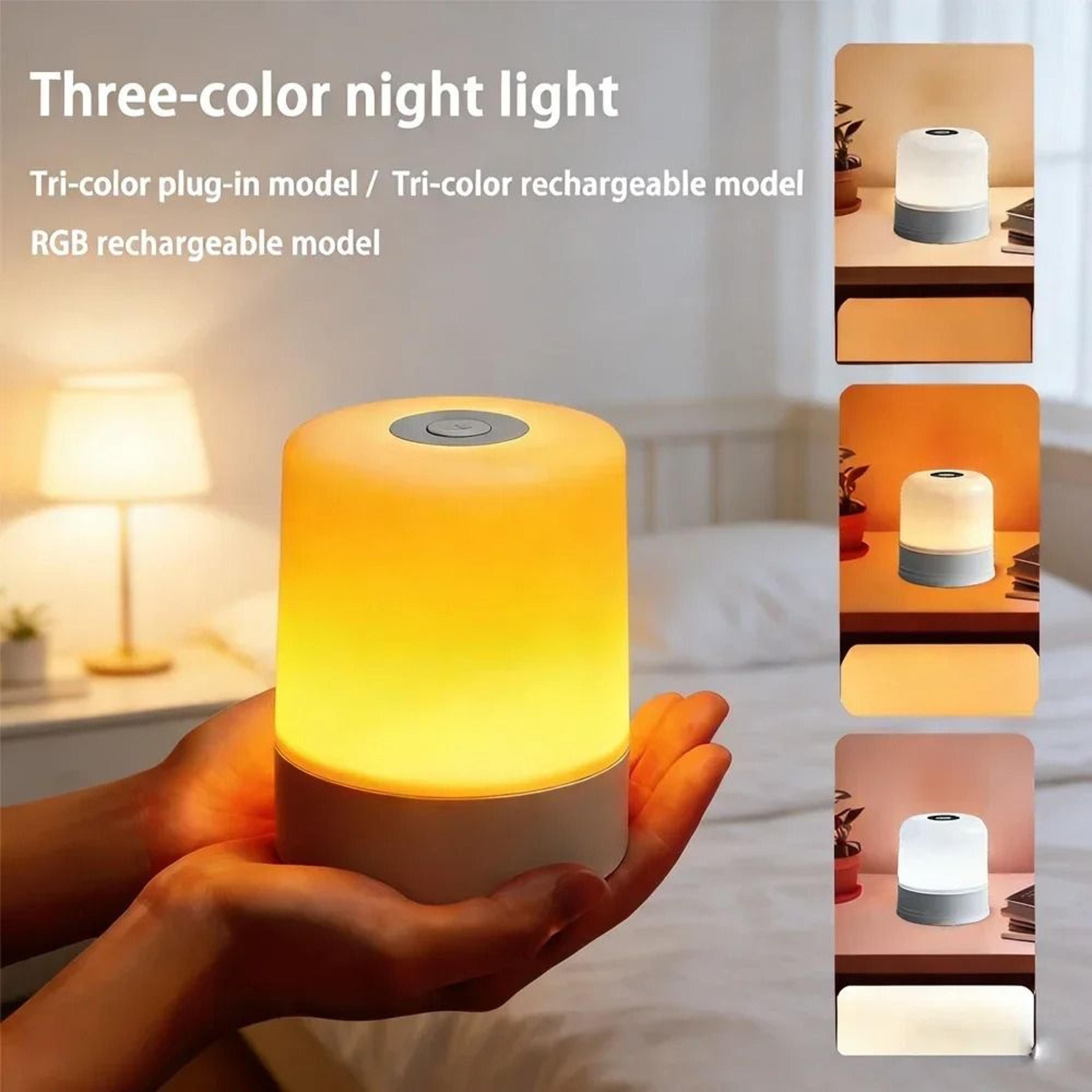 rechargeable rgb touch desk lamp with dimmable bedside reading light modes